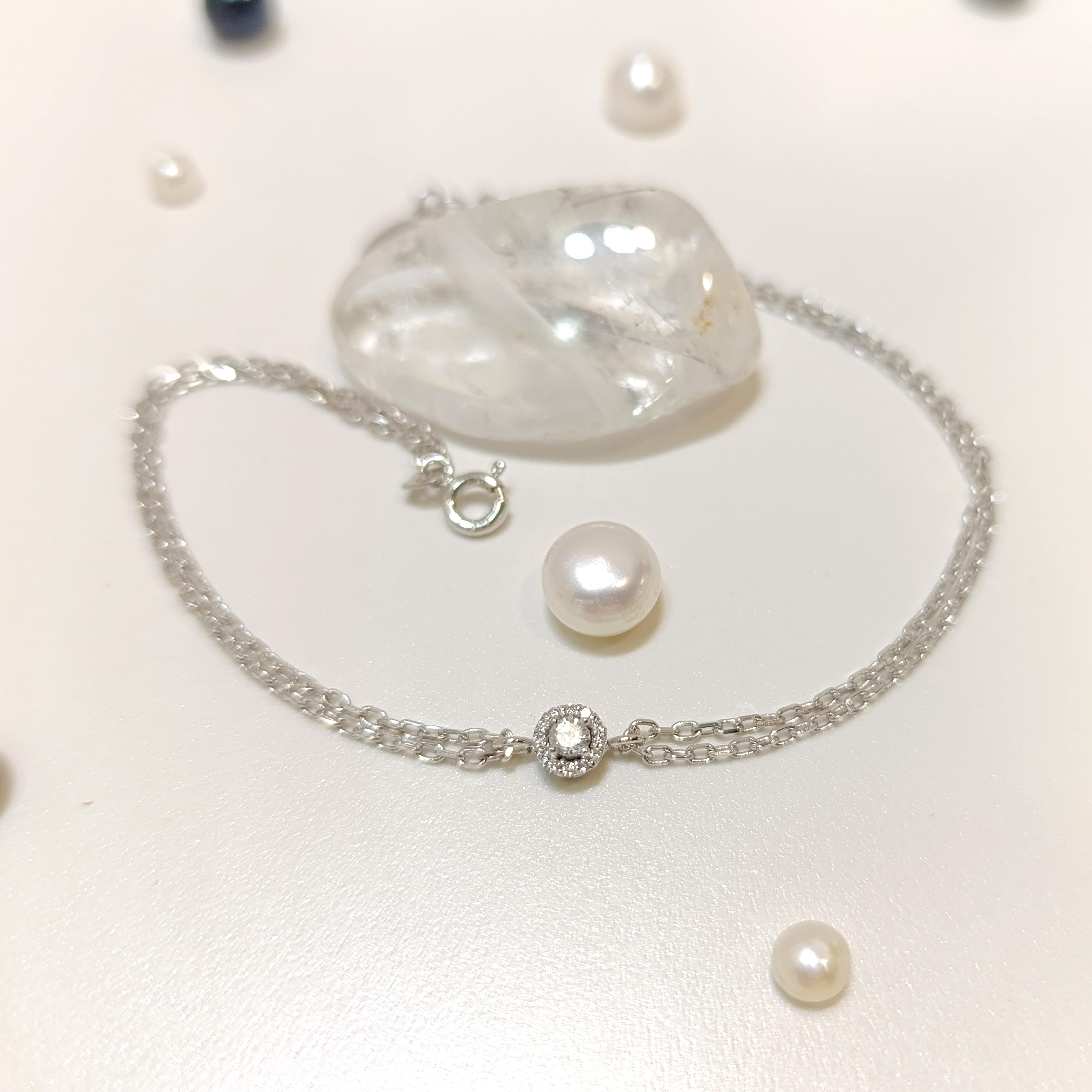 Pırlanta Tek Taş Bileklik 14 Ayar Altın HD VİDEOLU