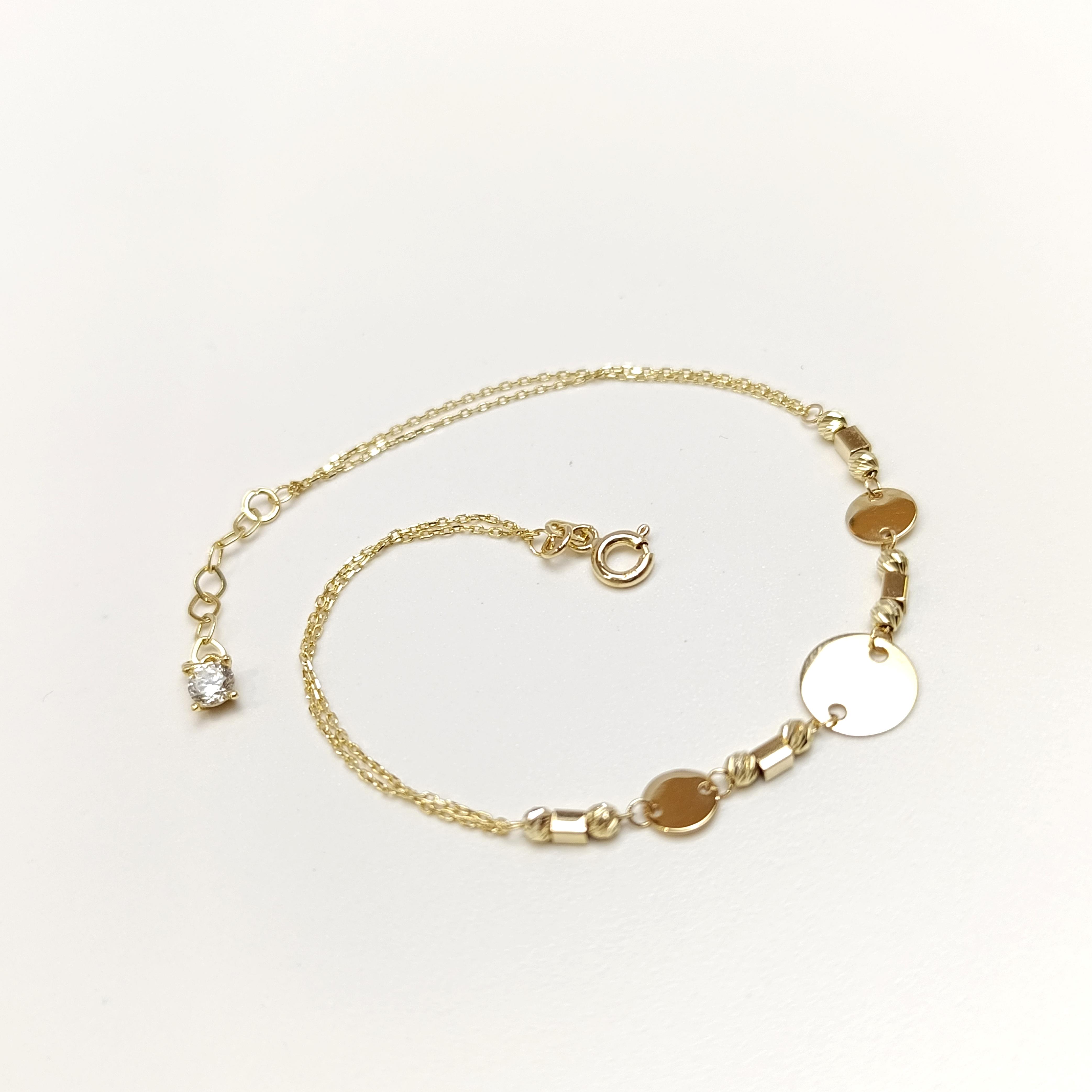 Pul Dorika Toplu Bileklik Künye 14 Ayar Altın HD VİDEOLU