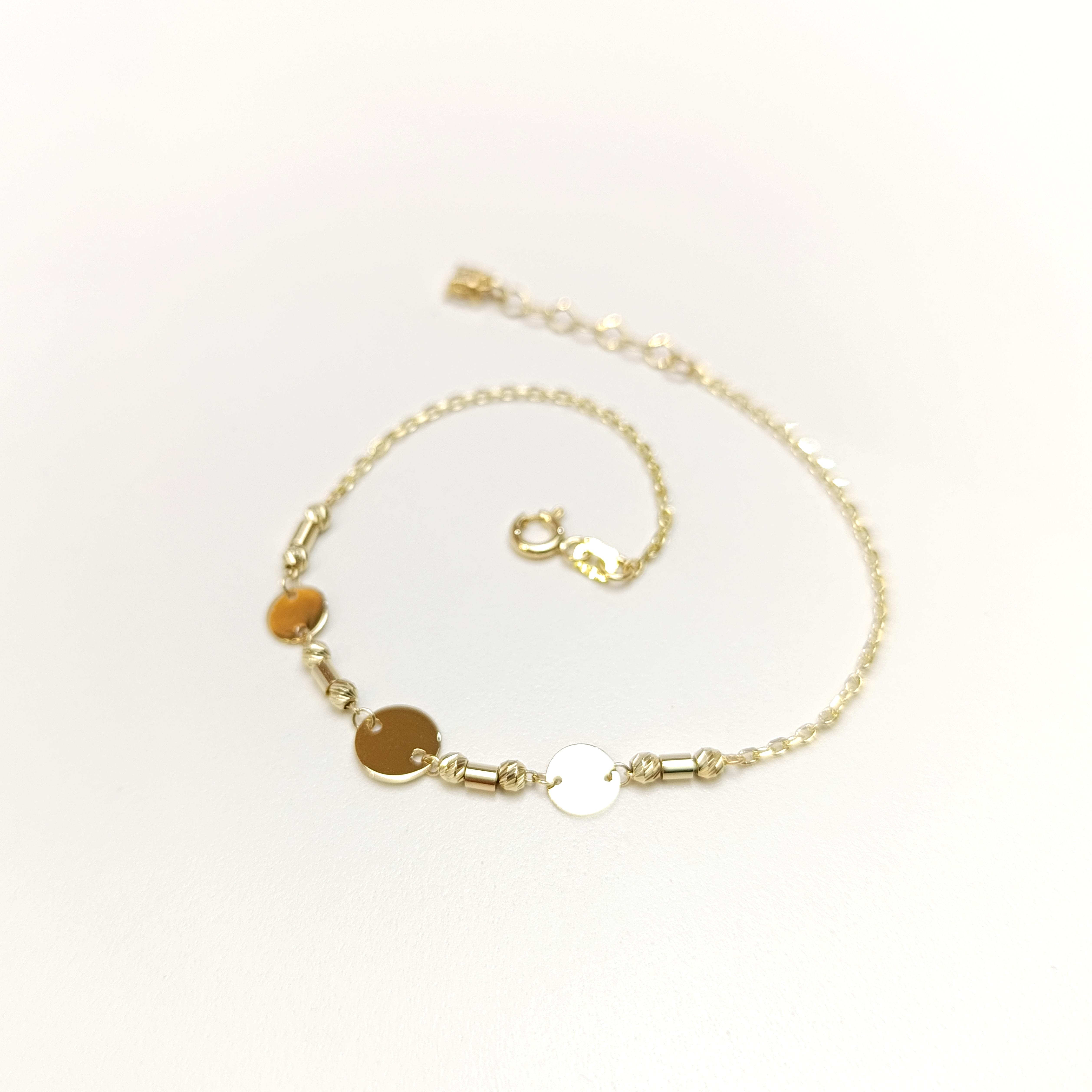 Pul Dorika Toplu Bileklik Künye 14 Ayar Altın HD VİDEOLU