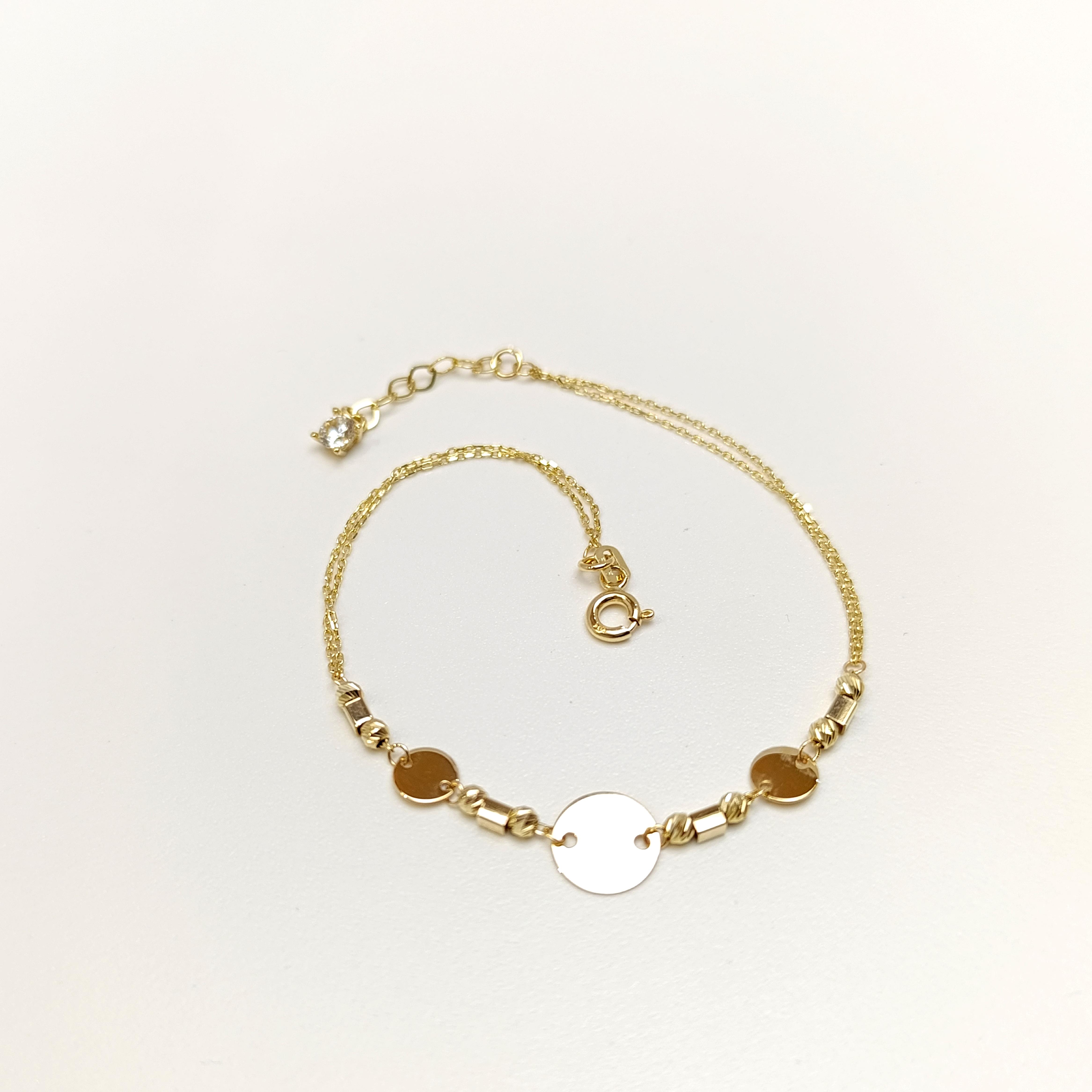 Pul Dorika Toplu Bileklik Künye 14 Ayar Altın HD VİDEOLU