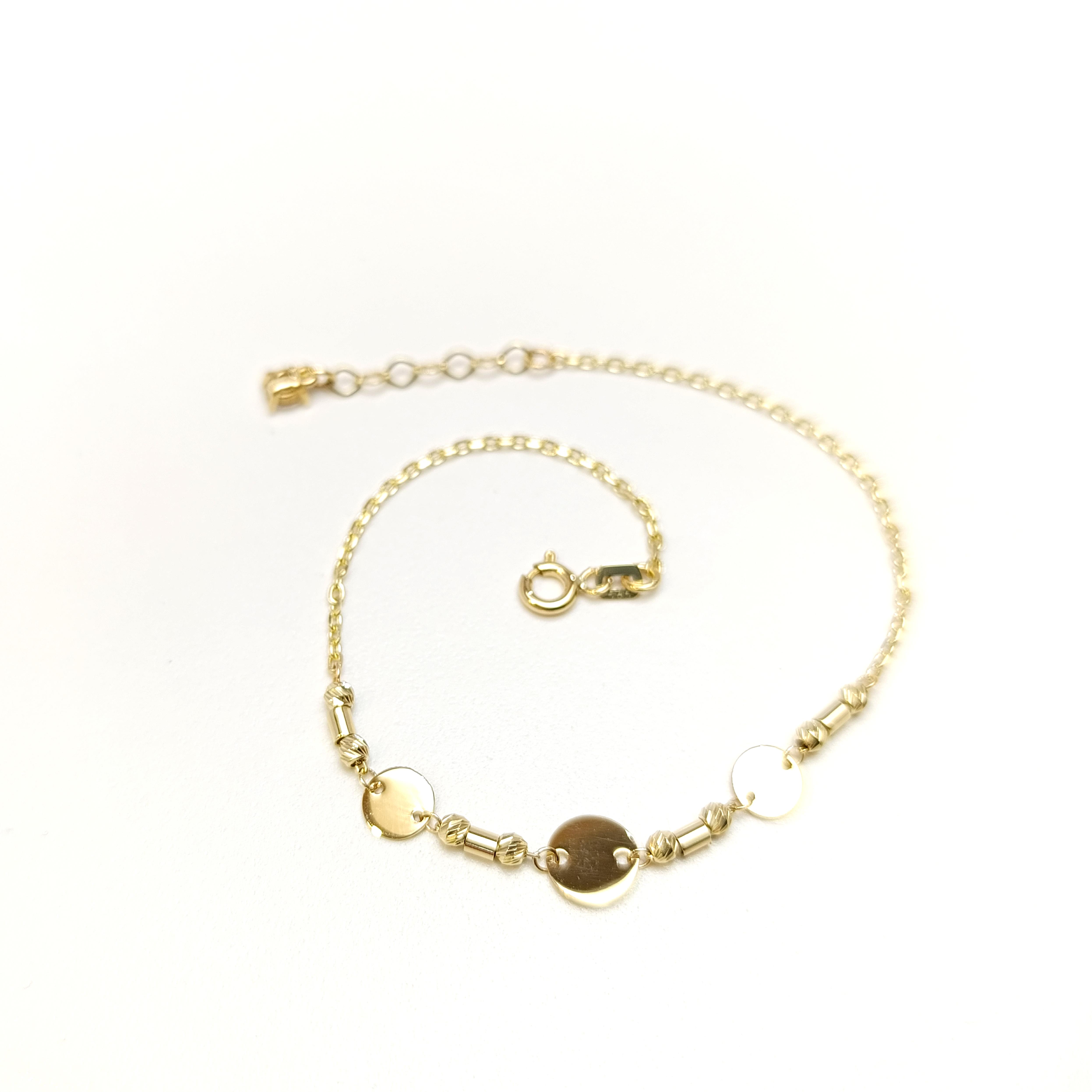 Pul Dorika Toplu Bileklik Künye 14 Ayar Altın HD VİDEOLU