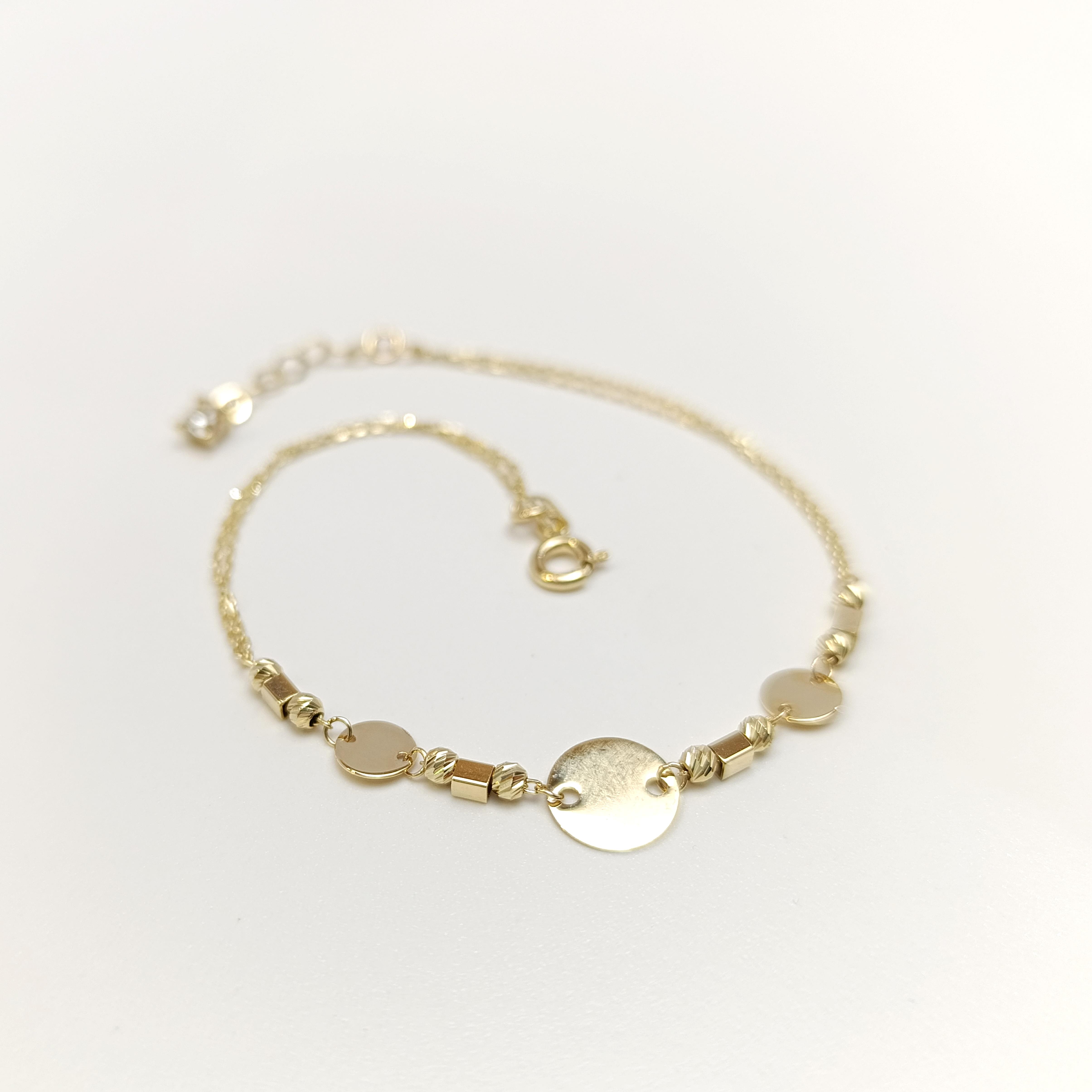 Pul Dorika Toplu Bileklik Künye 14 Ayar Altın HD VİDEOLU