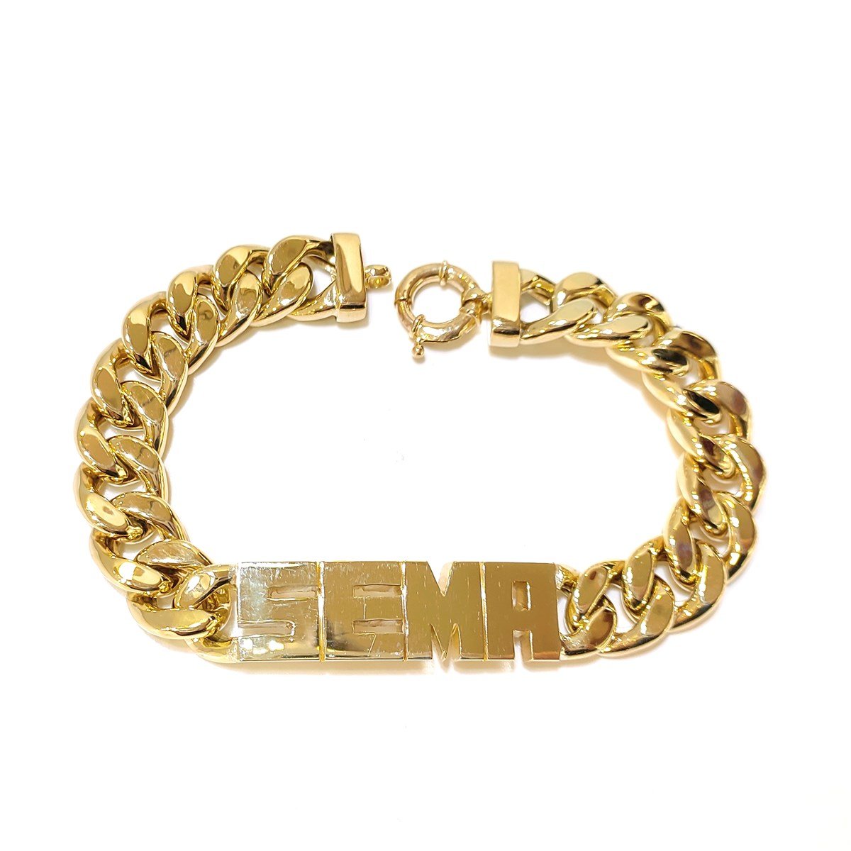 SABİT Harfli İsim Bileklik 14 Ayar Altın 4K VİDEOLU