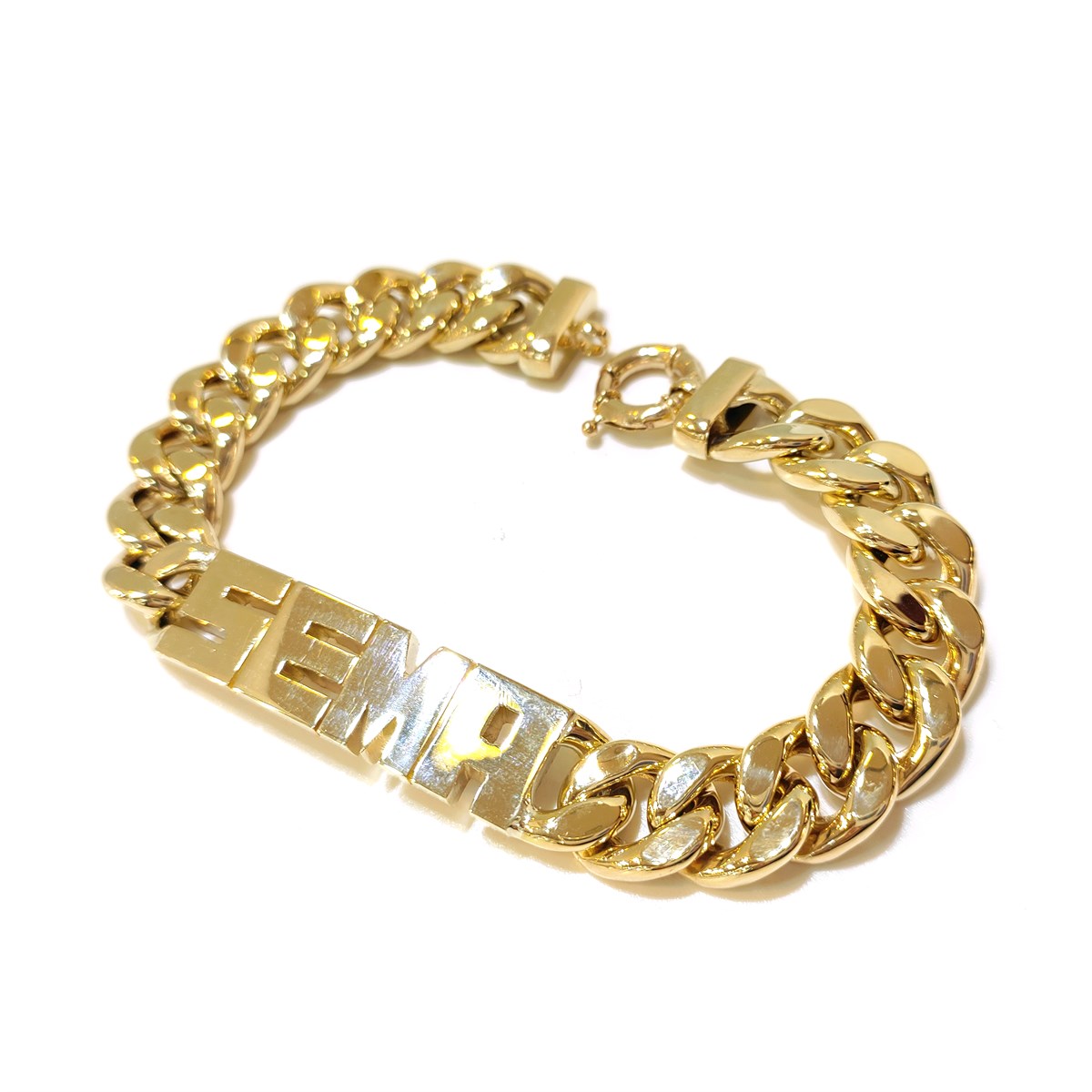 SABİT Harfli İsim Bileklik 14 Ayar Altın 4K VİDEOLU