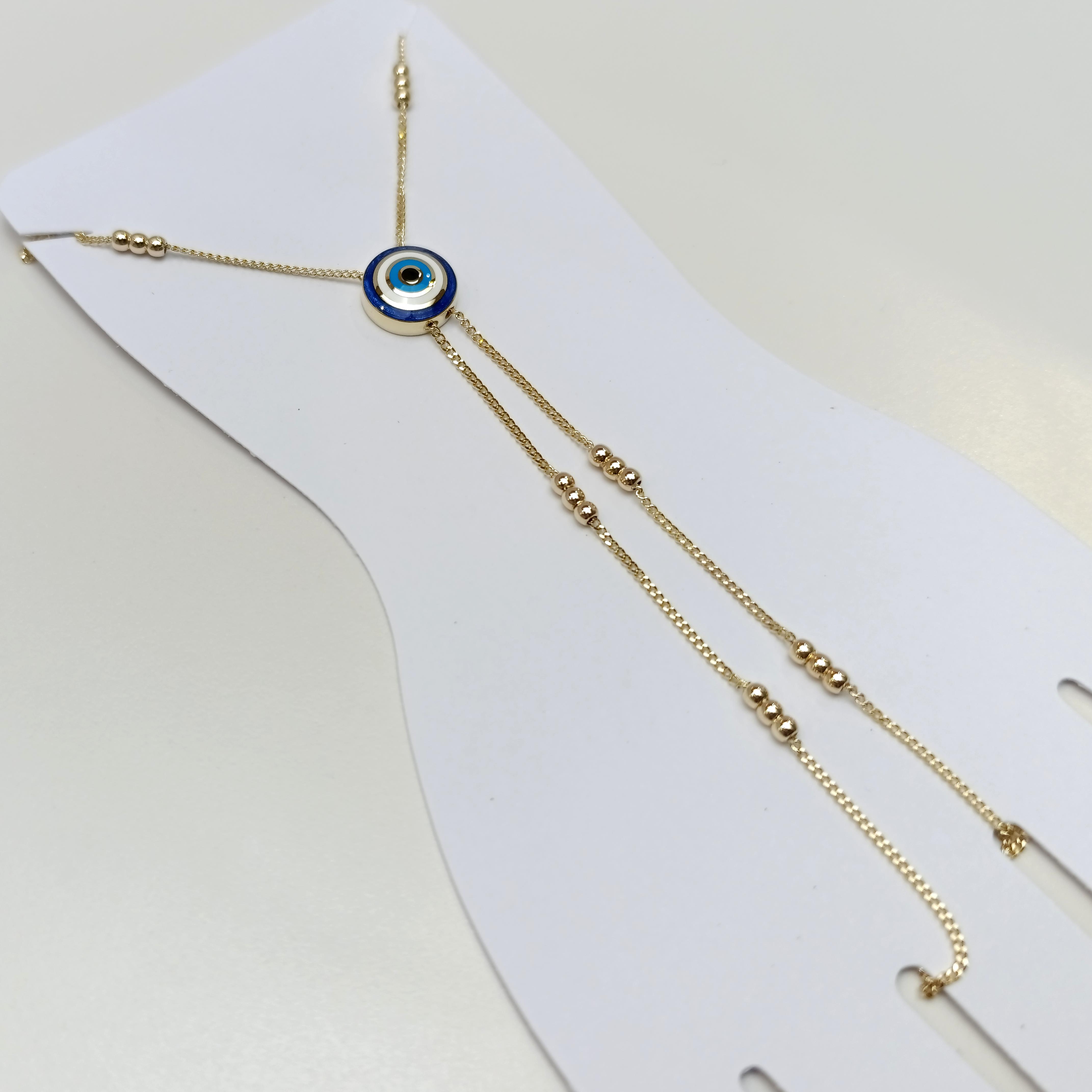 Şahmeran Gözlü Toplu Bileklik Künye 14 Ayar Altın HD VİDEOLU