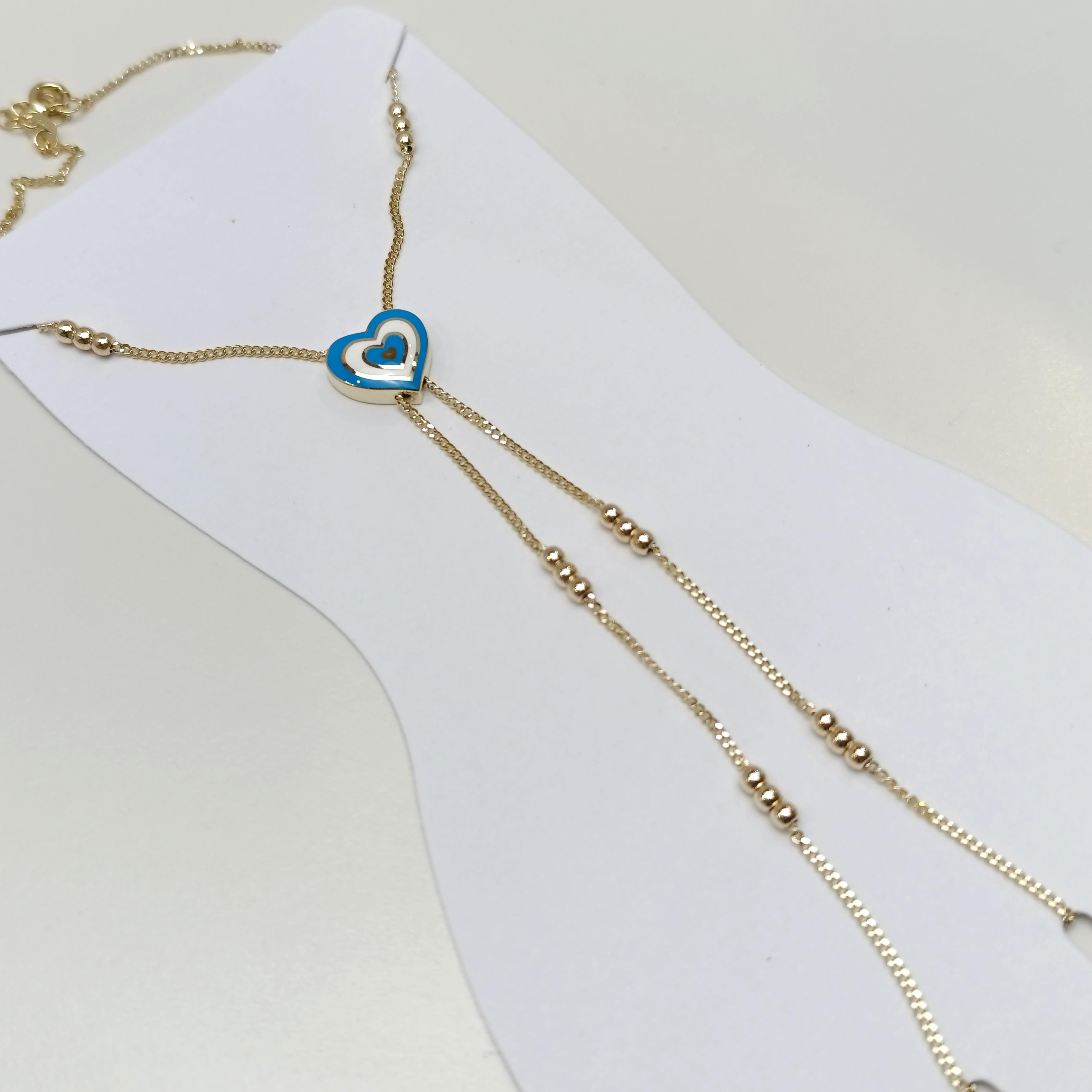 Şahmeran Kalpli Toplu Bileklik Künye 14 Ayar Altın HD VİDEOLU