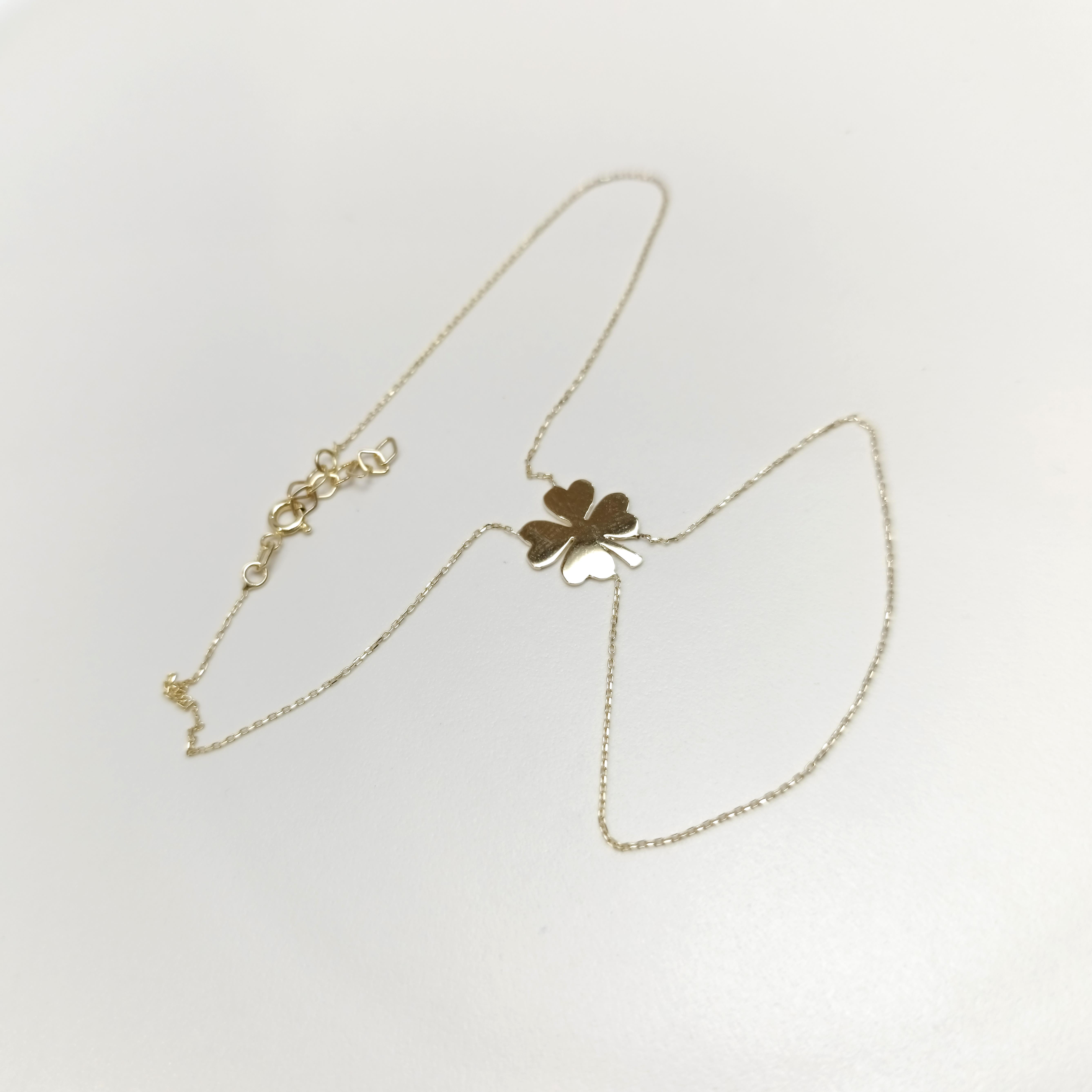 Şahmeran Yonca Bileklik Künye 14 Ayar Altın HD VİDEOLU