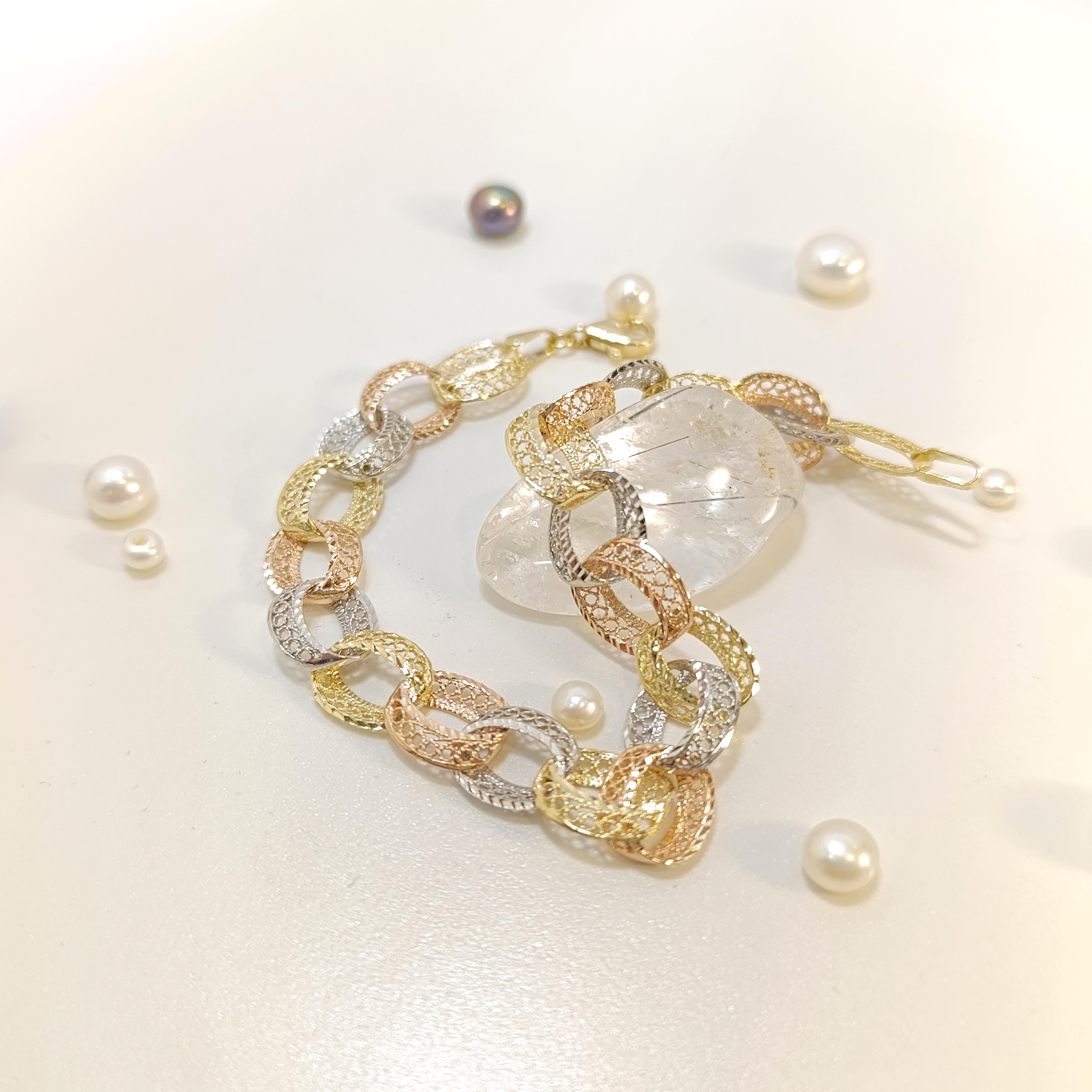 Telkare Bileklik Künye 14 Ayar Altın HD VİDEOLU