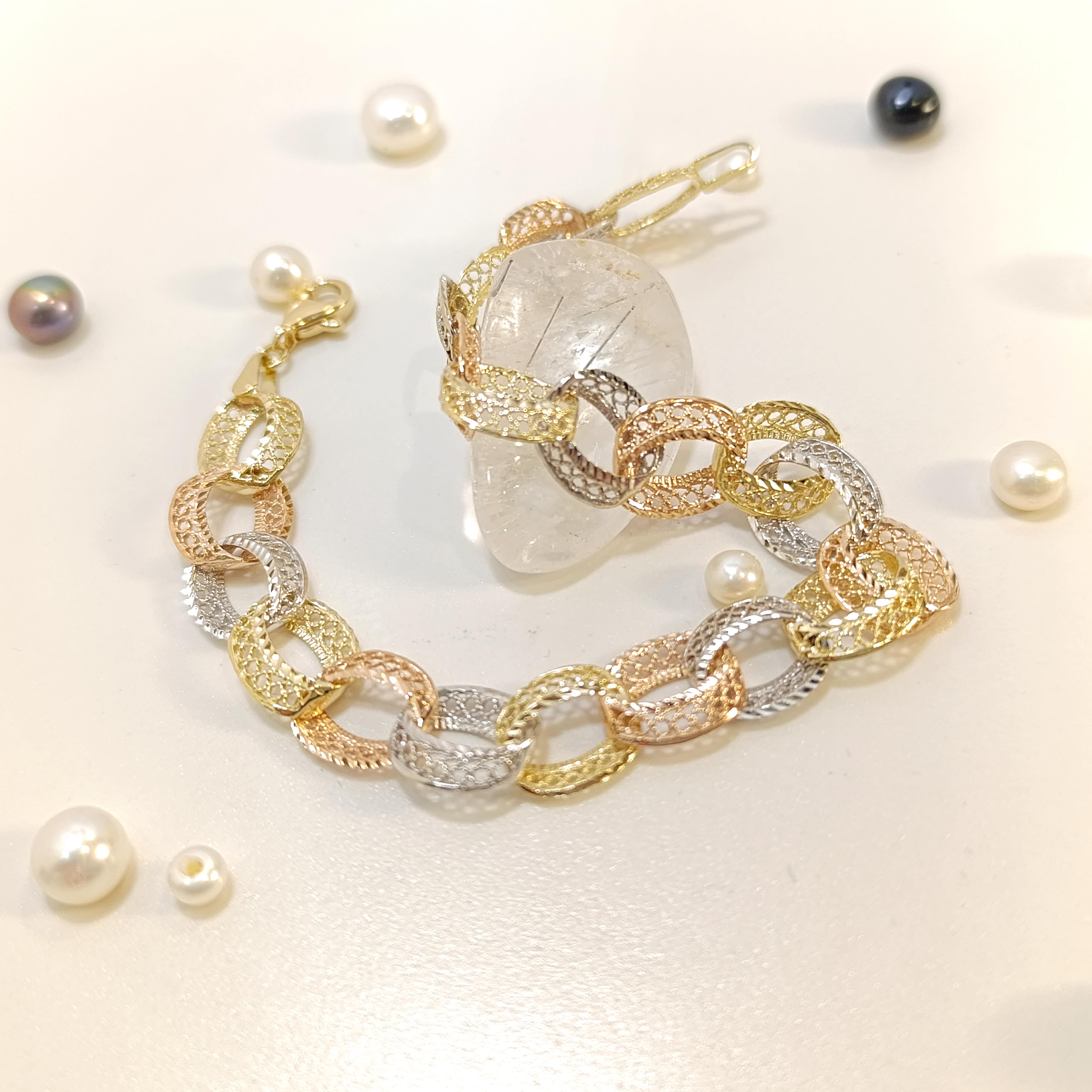 Telkare Bileklik Künye 14 Ayar Altın HD VİDEOLU