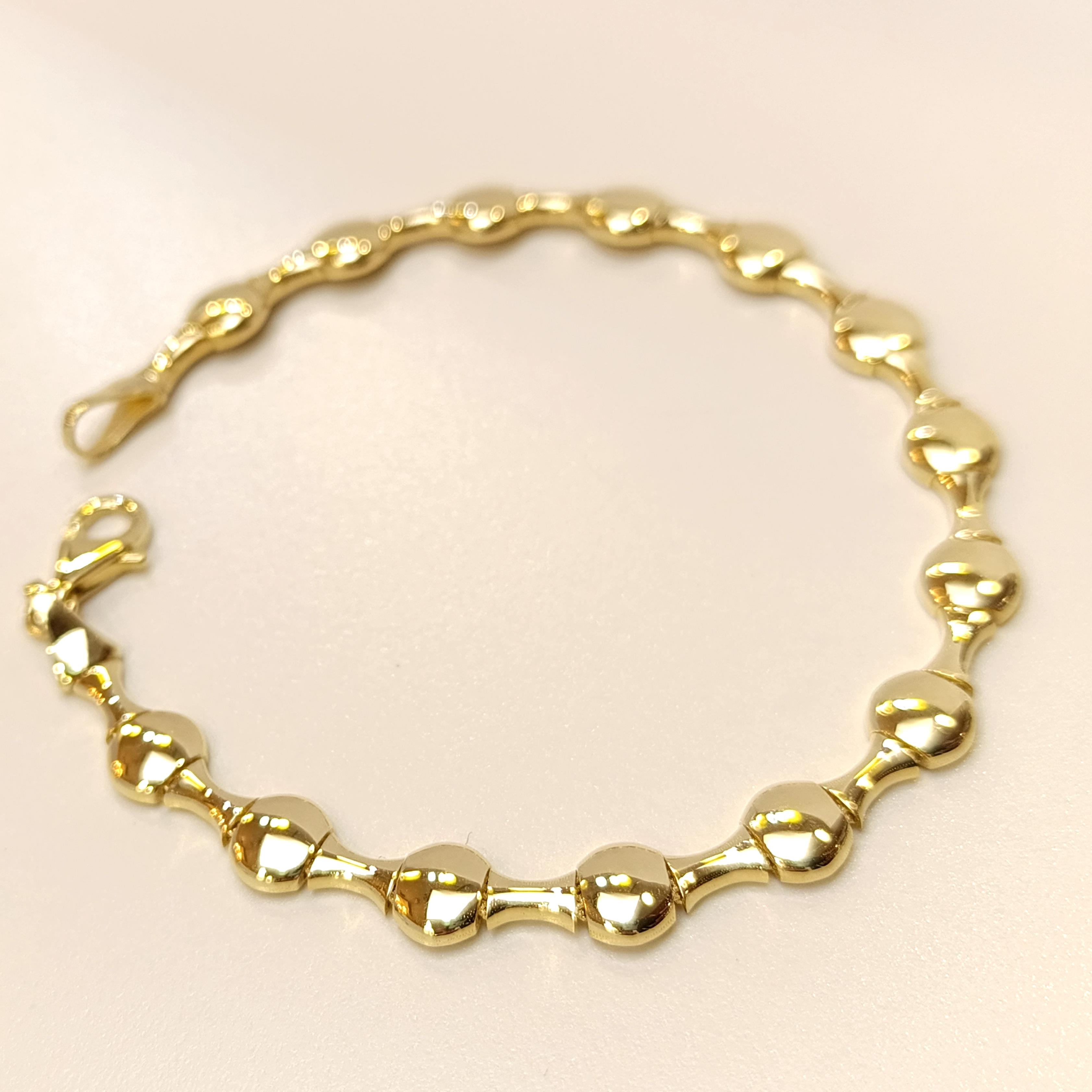 Top Bileklik Künye 14 Ayar Altın HD VİDEOLU