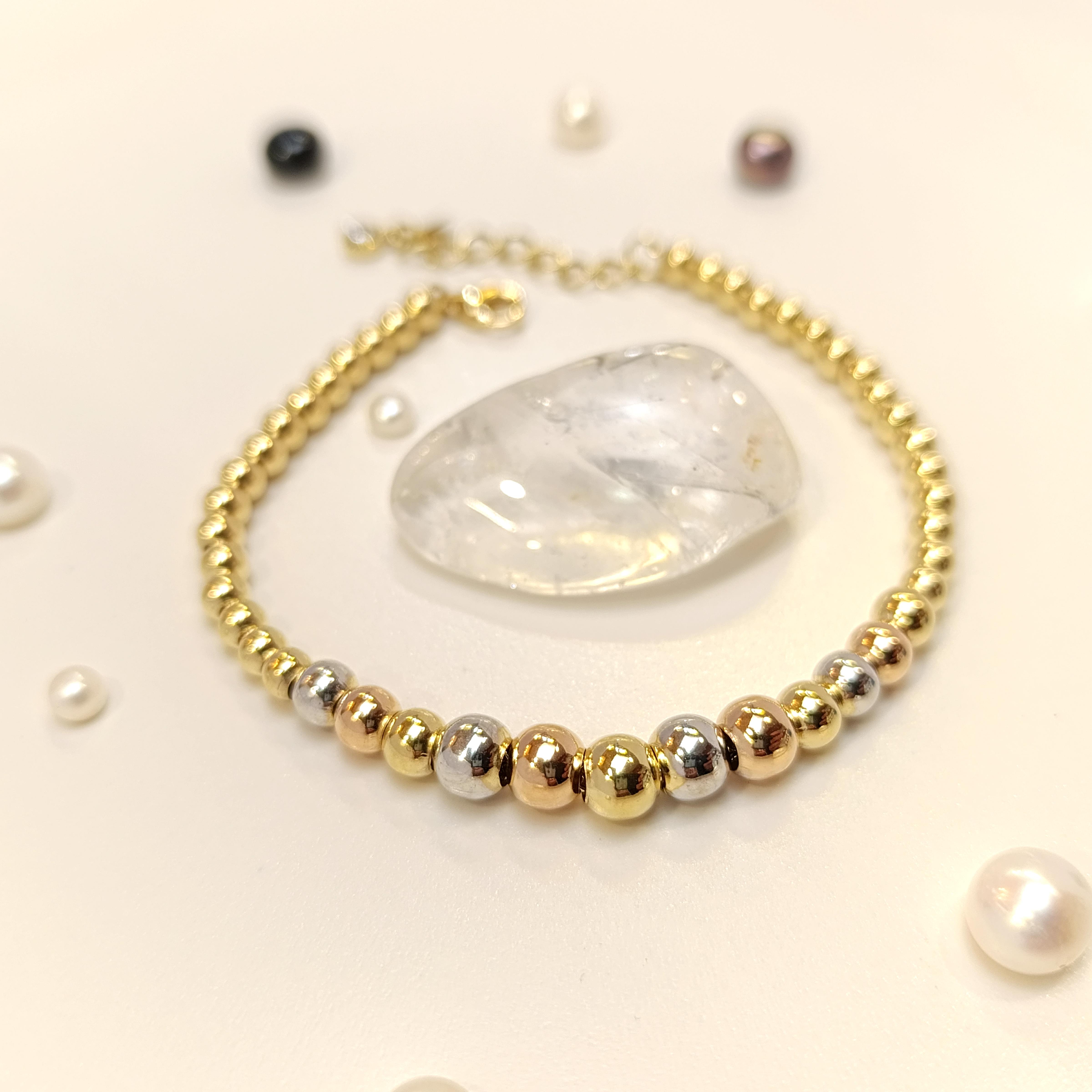 Top Bileklik Künye 14 Ayar Altın HD VİDEOLU