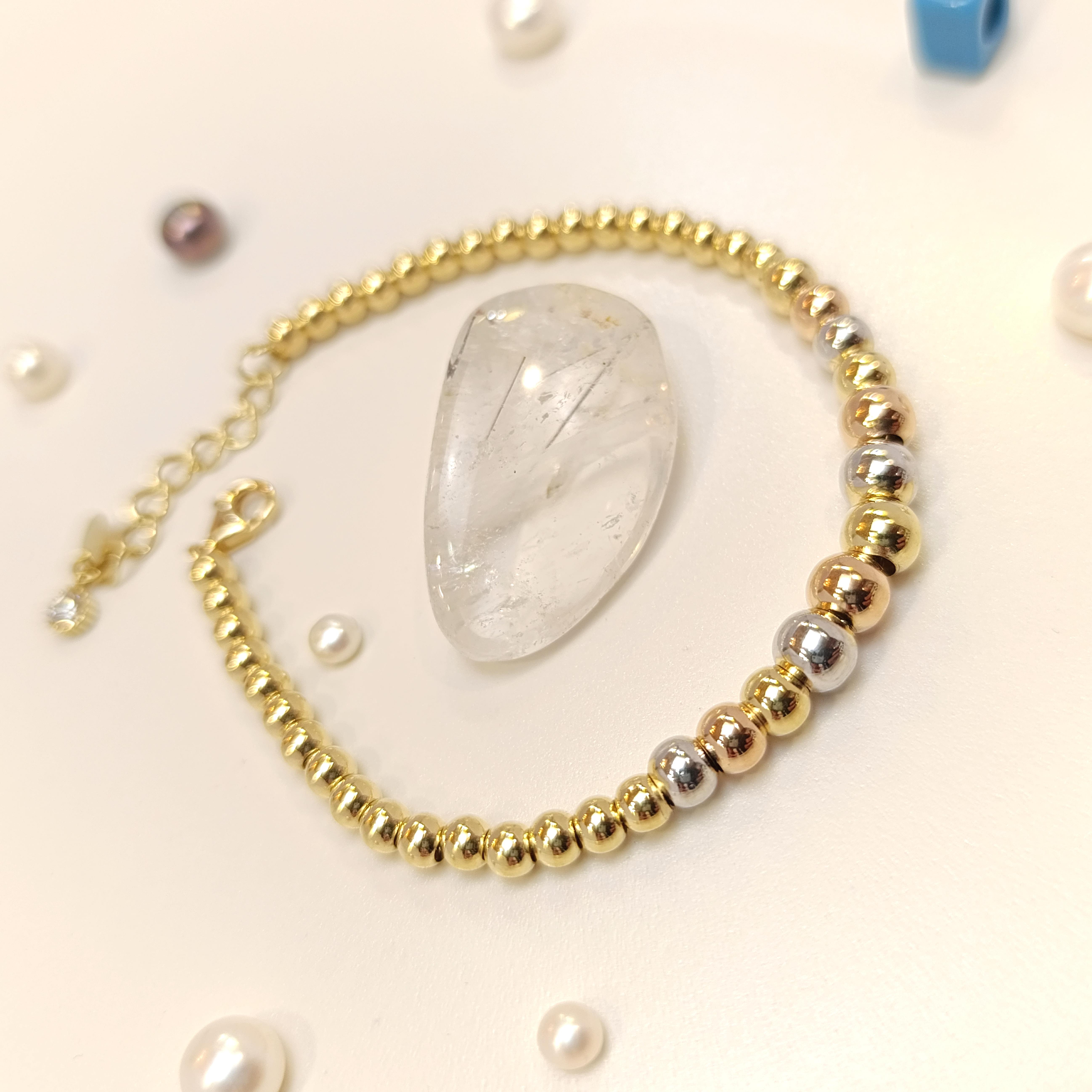 Top Bileklik Künye 14 Ayar Altın HD VİDEOLU