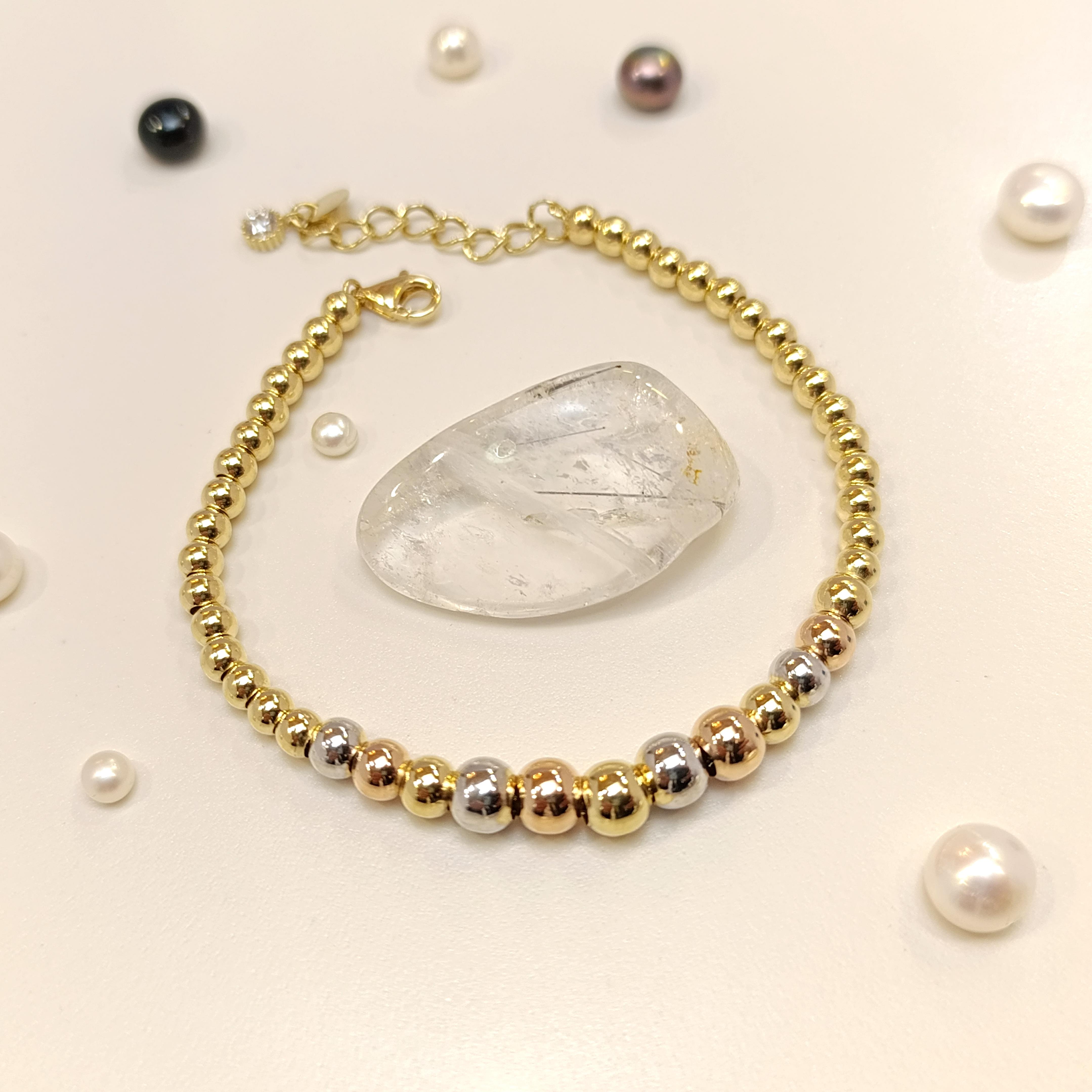 Top Bileklik Künye 14 Ayar Altın HD VİDEOLU