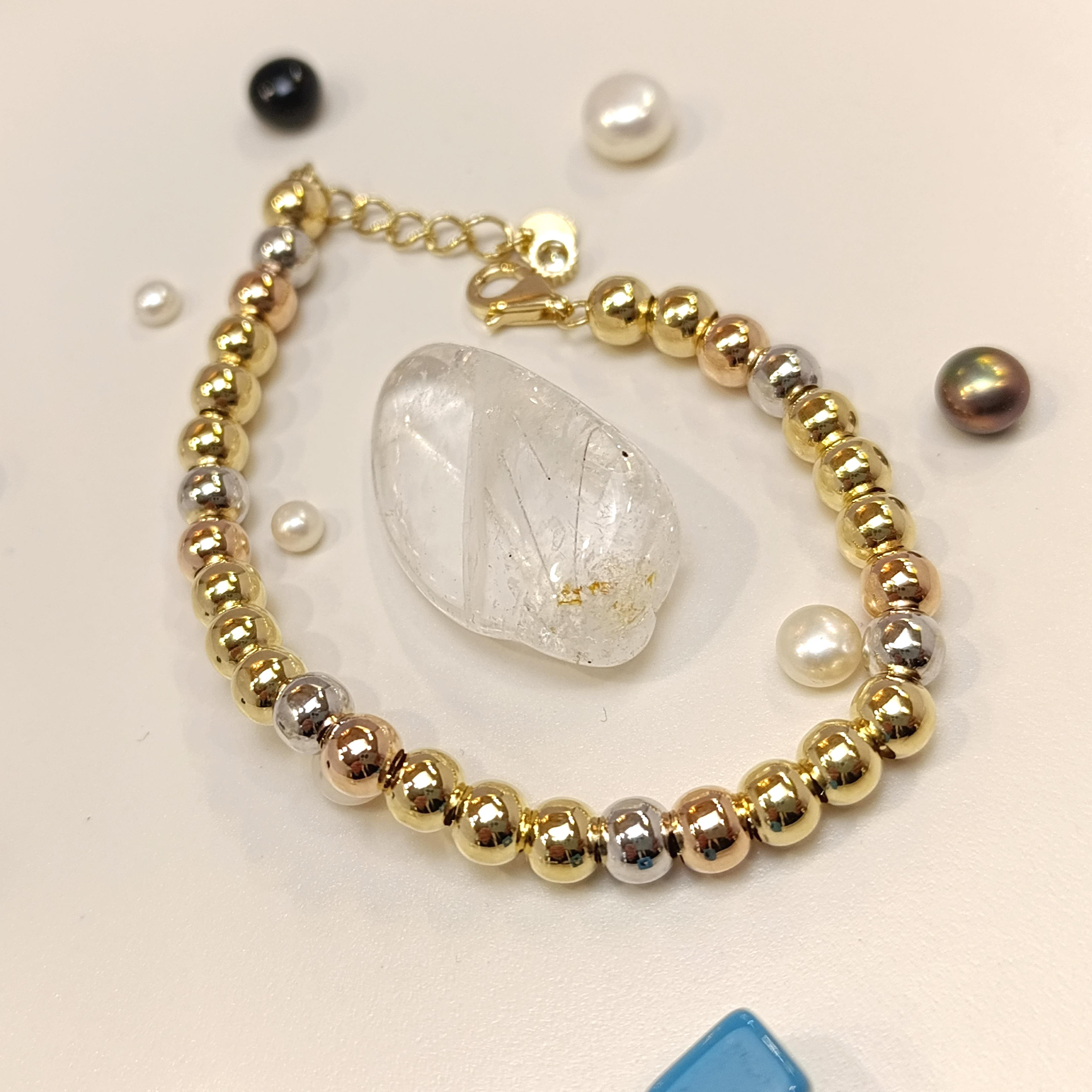 Top Bileklik Künye 14 Ayar Altın HD VİDEOLU