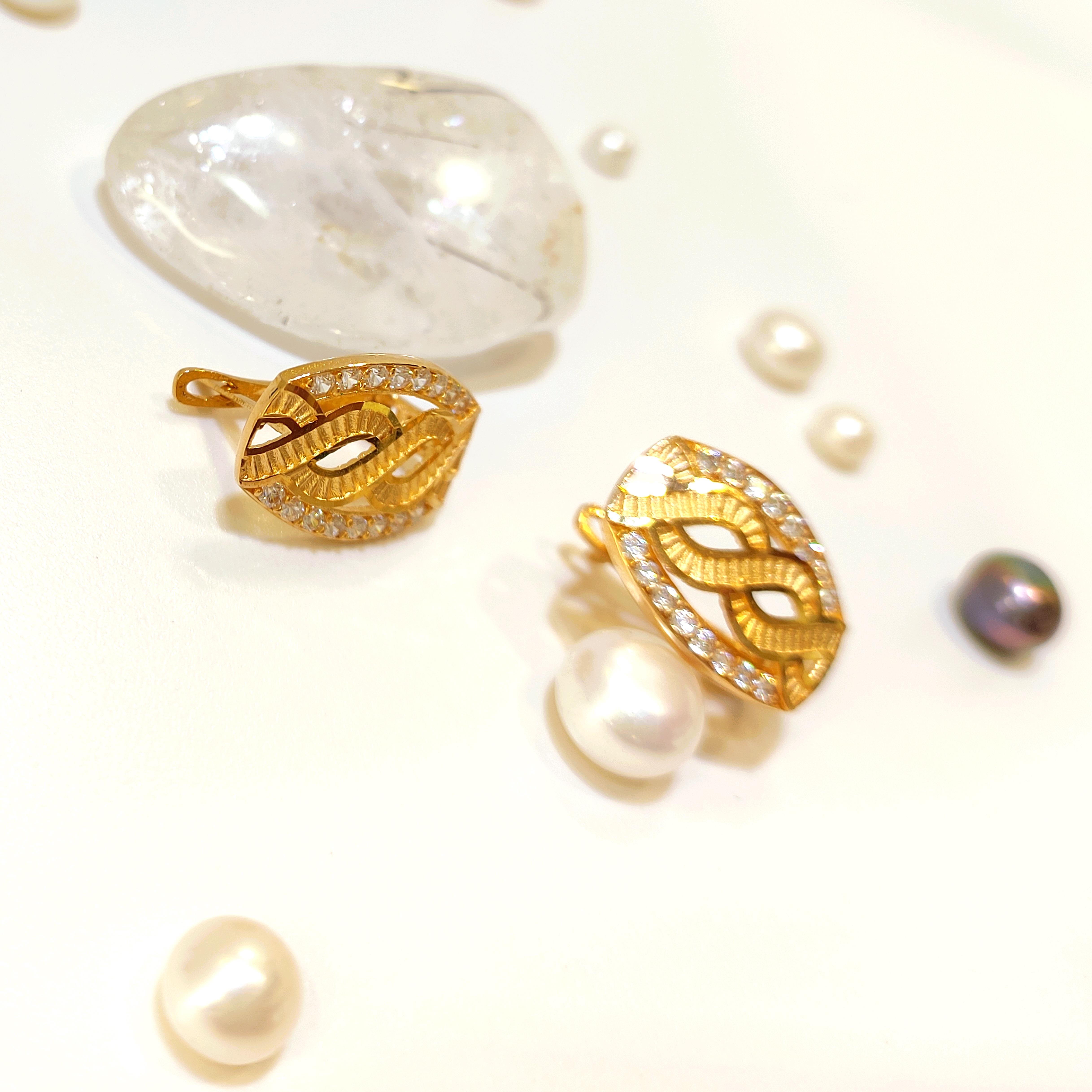 Küpe 22 Ayar Altın HD VİDEOLU