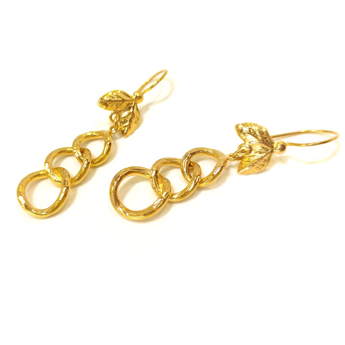 Sallanan Uzay Yolu Küpe 22 ayar Altın 4K VİDEOLU