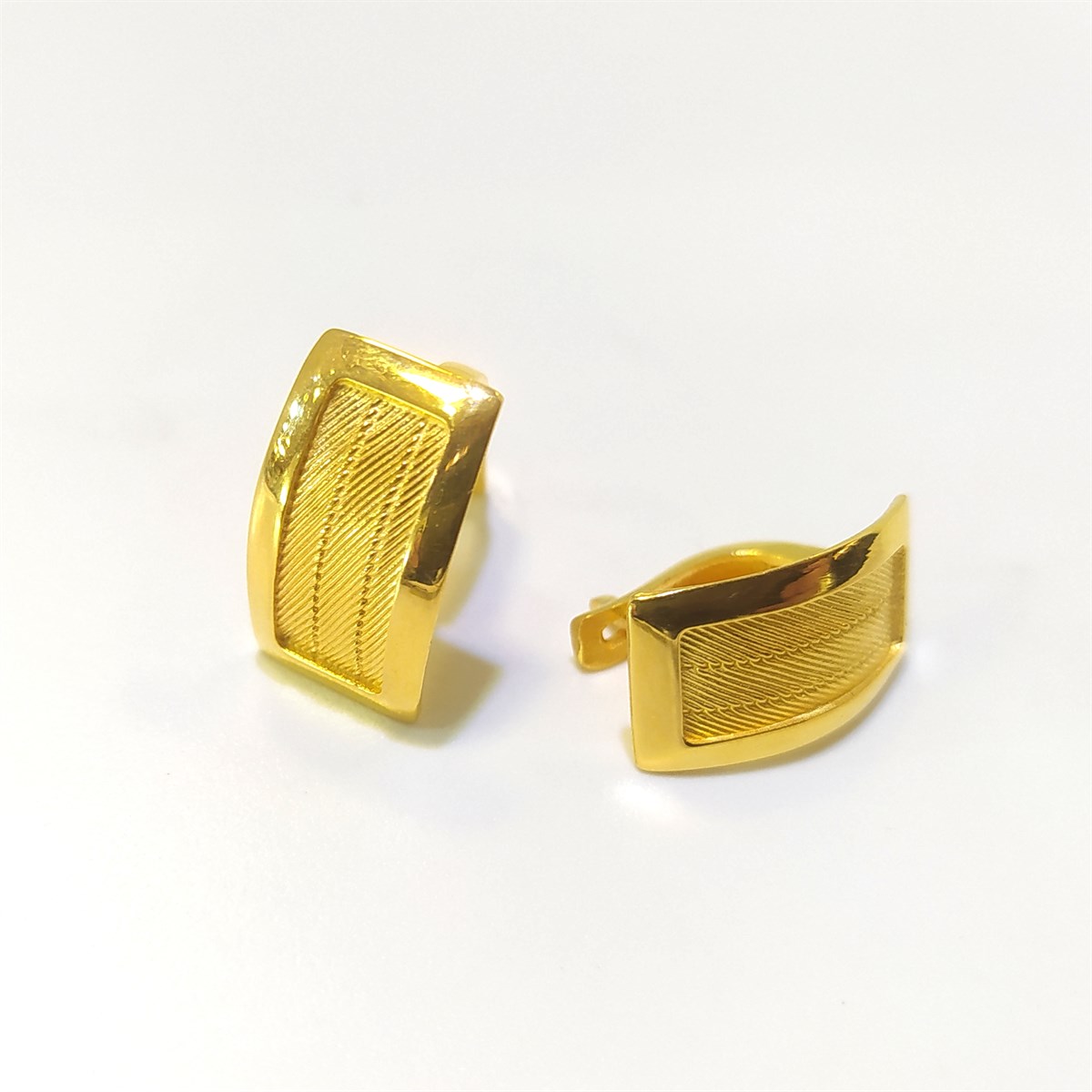 Trabzon Hasırı Küpe  22 Ayar Altın