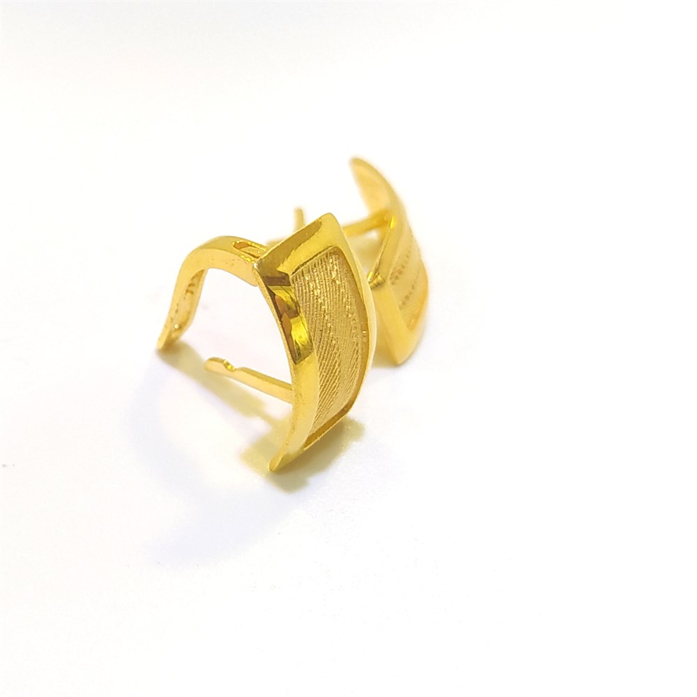 Trabzon Hasırı Küpe 22 Ayar Altın