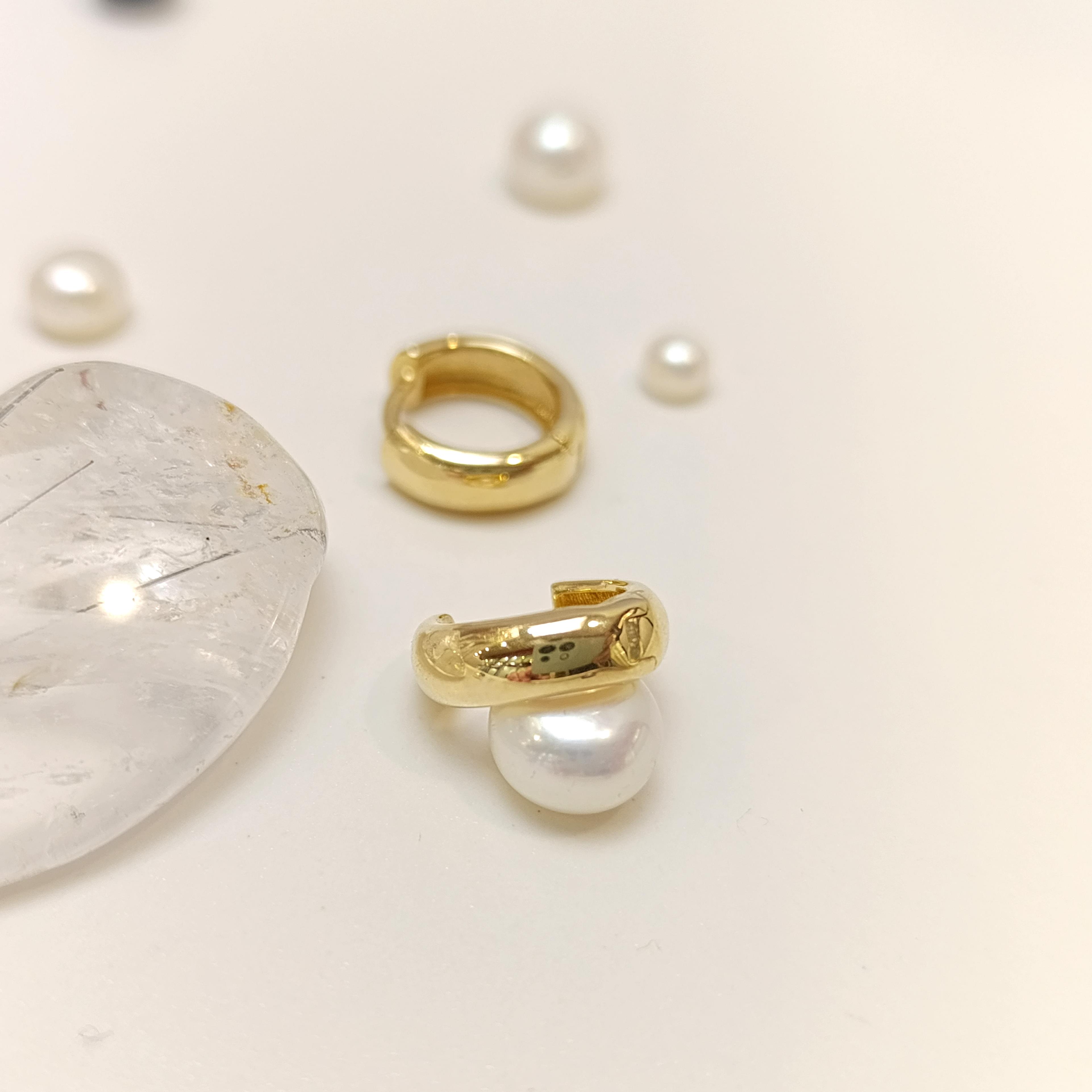 12.5mm Klasik Bombeli Halka Küpe 14 Ayar Altın HD VİDEOLU