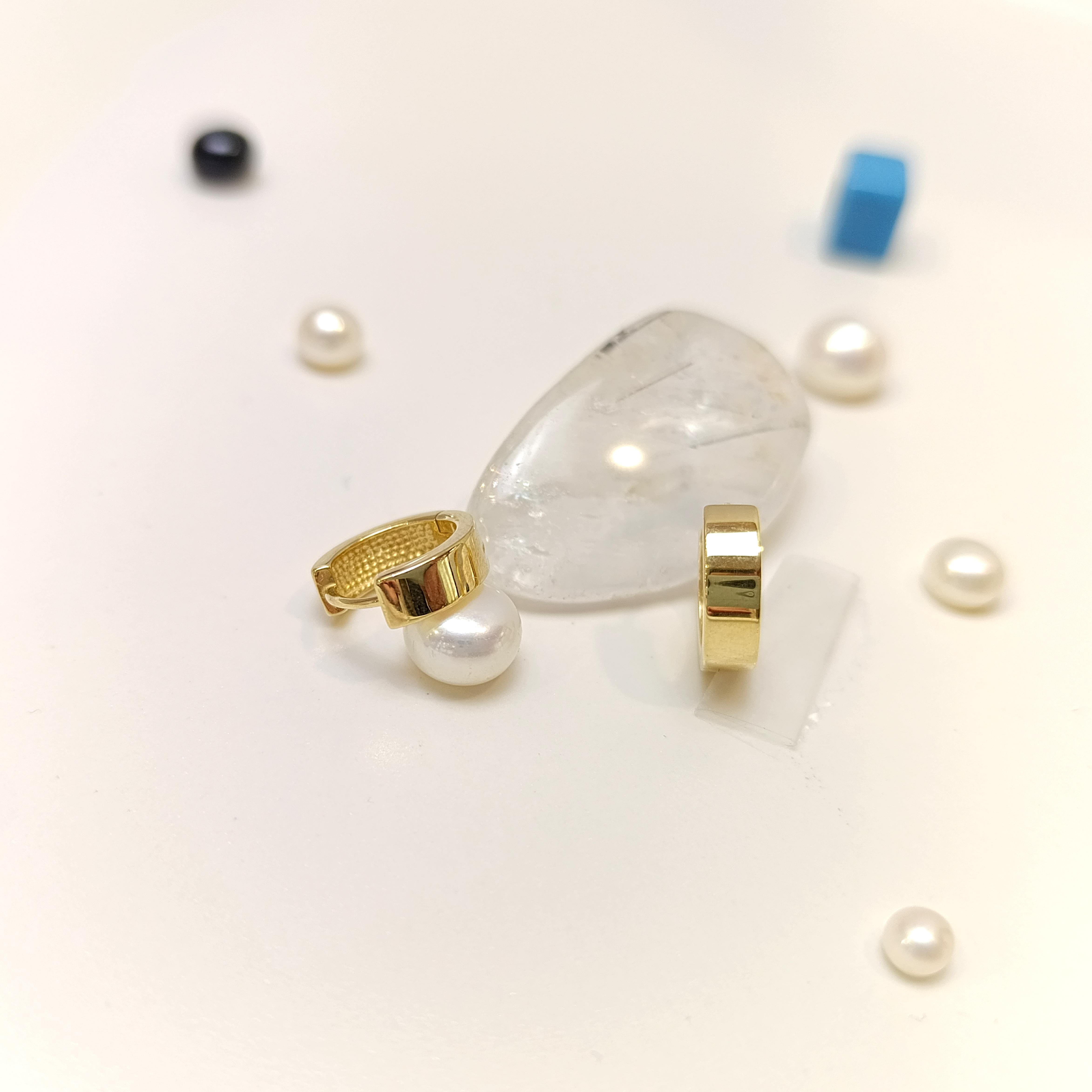 13mm Klasik Ray Halka Küpe 14 Ayar Altın HD VİDEOLU