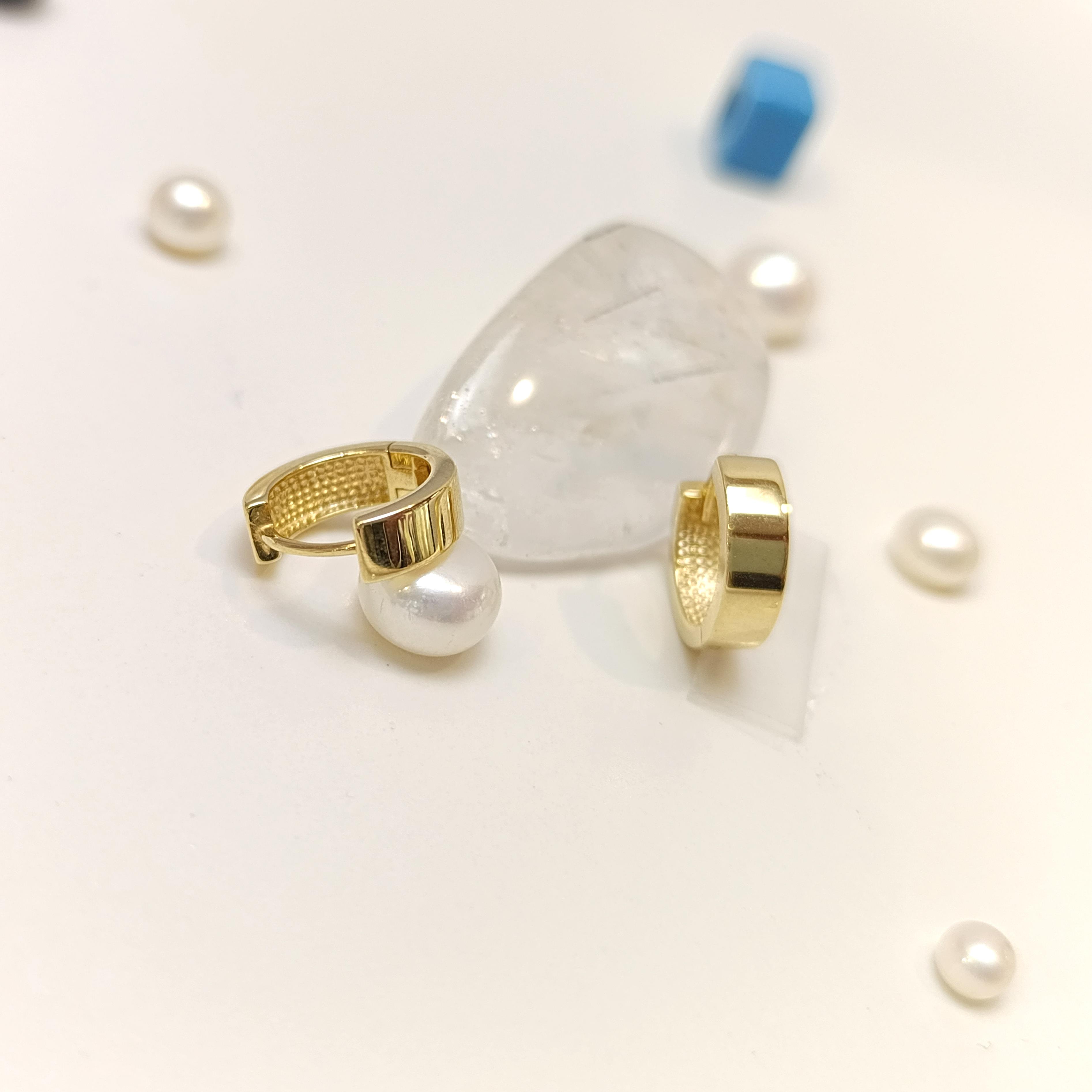 13mm Klasik Ray Halka Küpe 14 Ayar Altın HD VİDEOLU