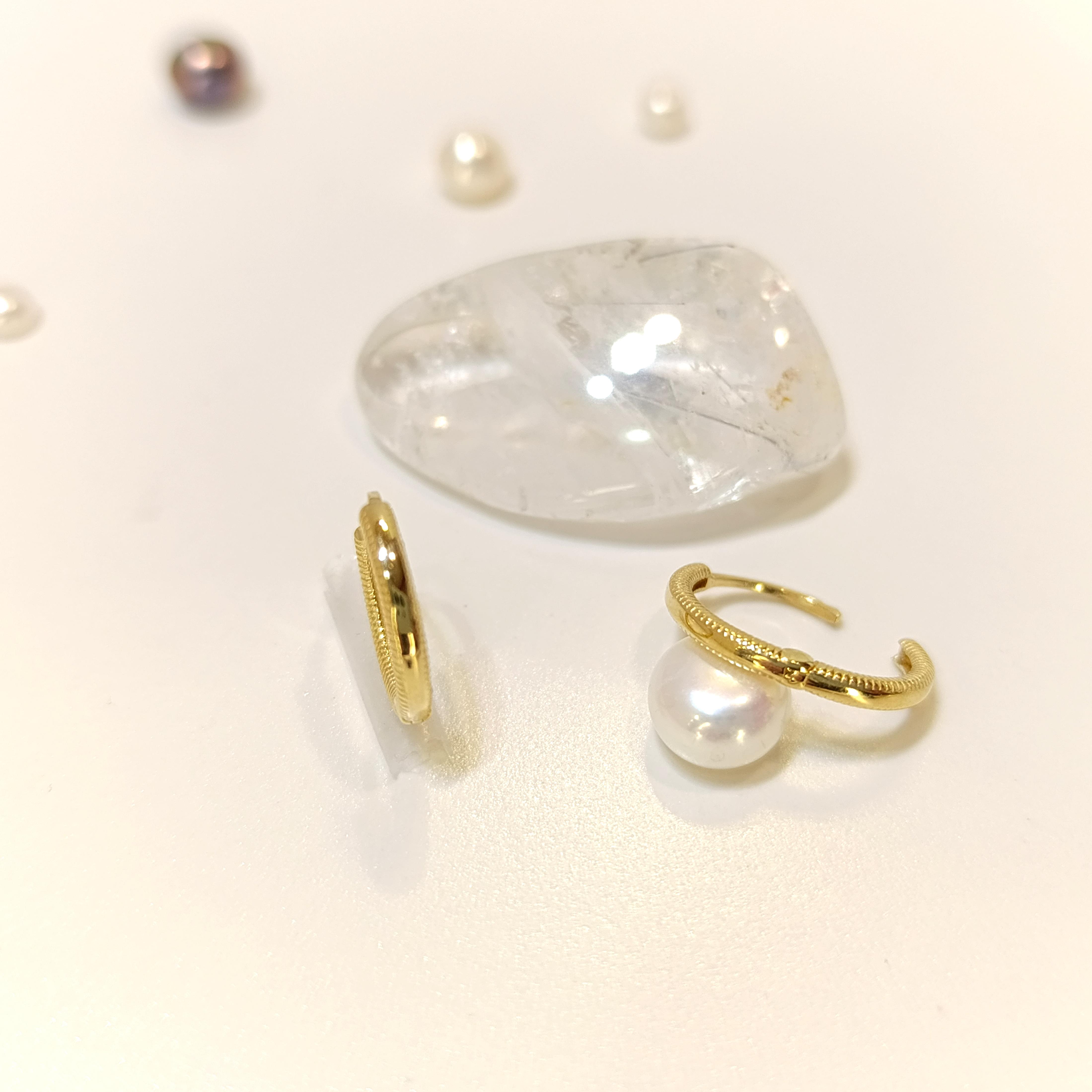 14mm Ajda Halka Küpe 14 Ayar Altın HD VİDEOLU