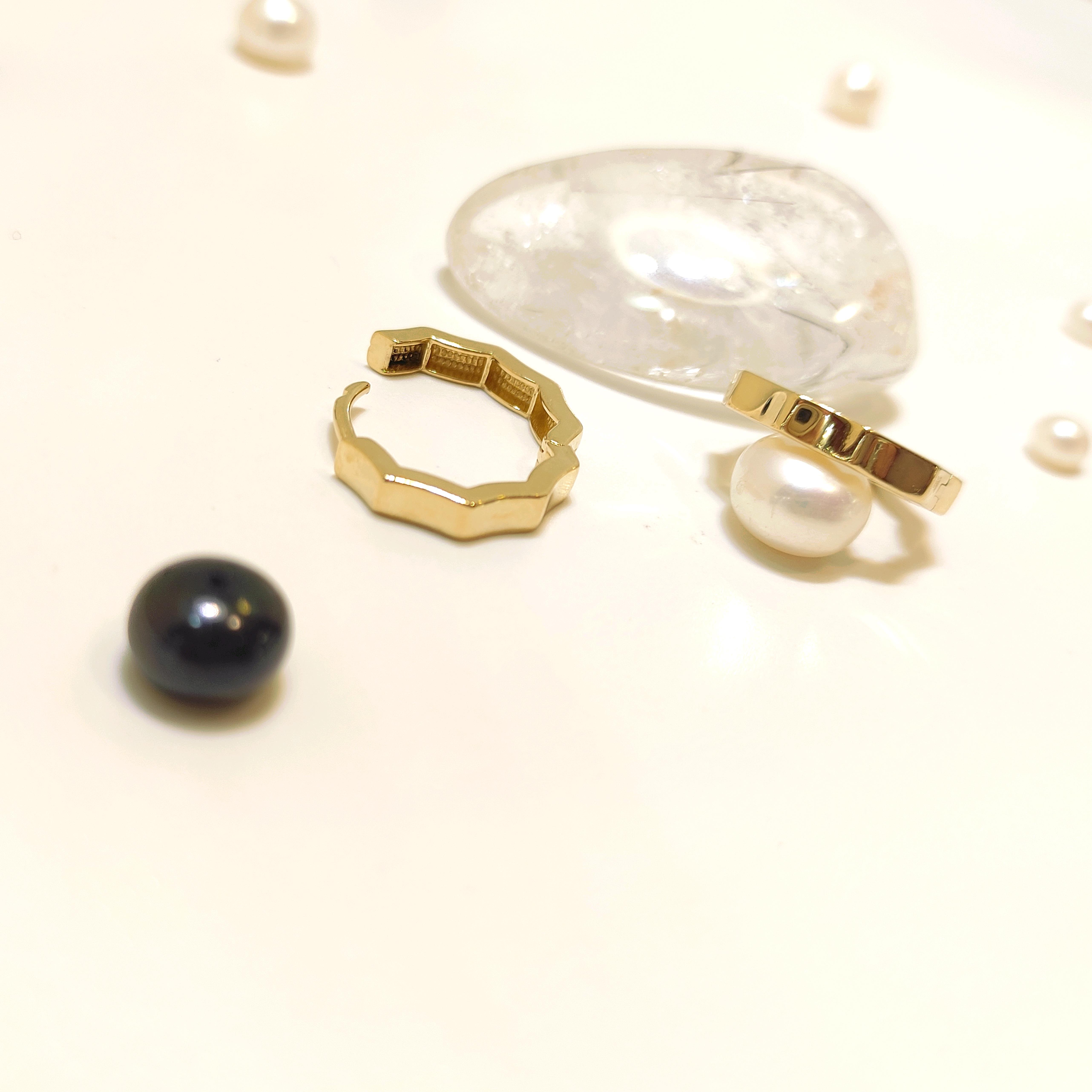 15mm Hagi Halka Küpe 14 Ayar Altın HD VİDEOLU