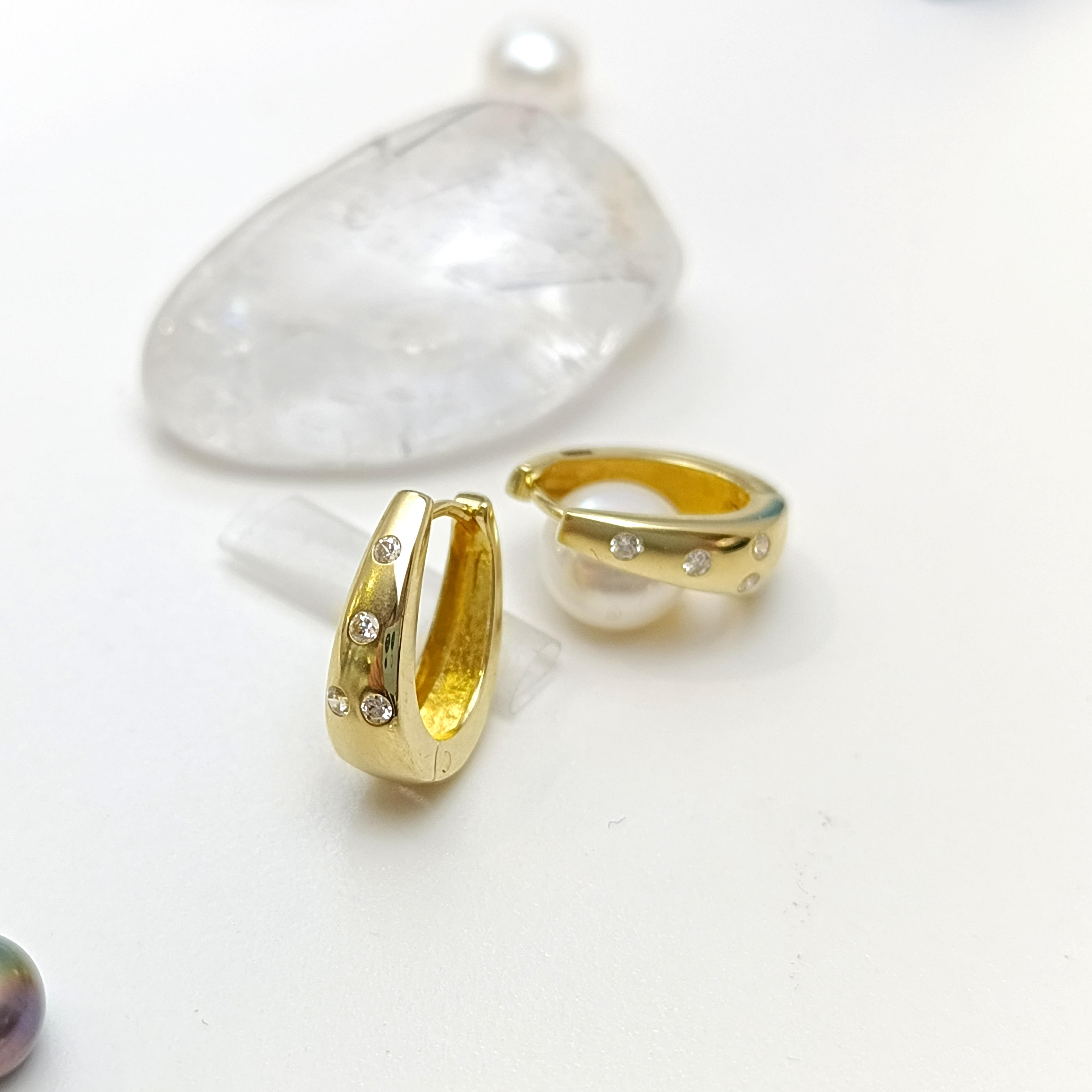 15mm Halka Küpe 14 Ayar Altın HD VİDEOLU