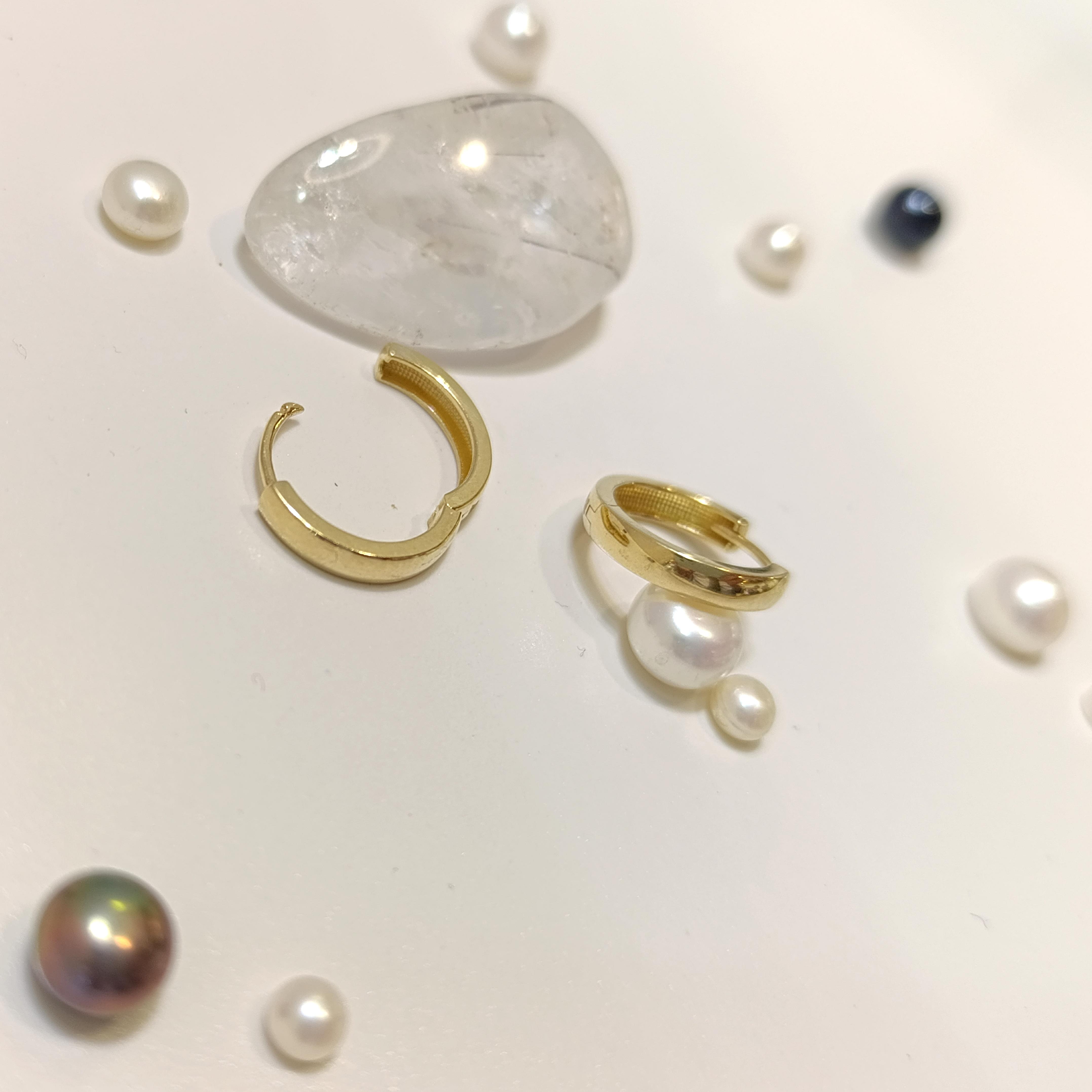 15mm Klasik Bombeli Halka Küpe 14 Ayar Altın HD VİDEOLU