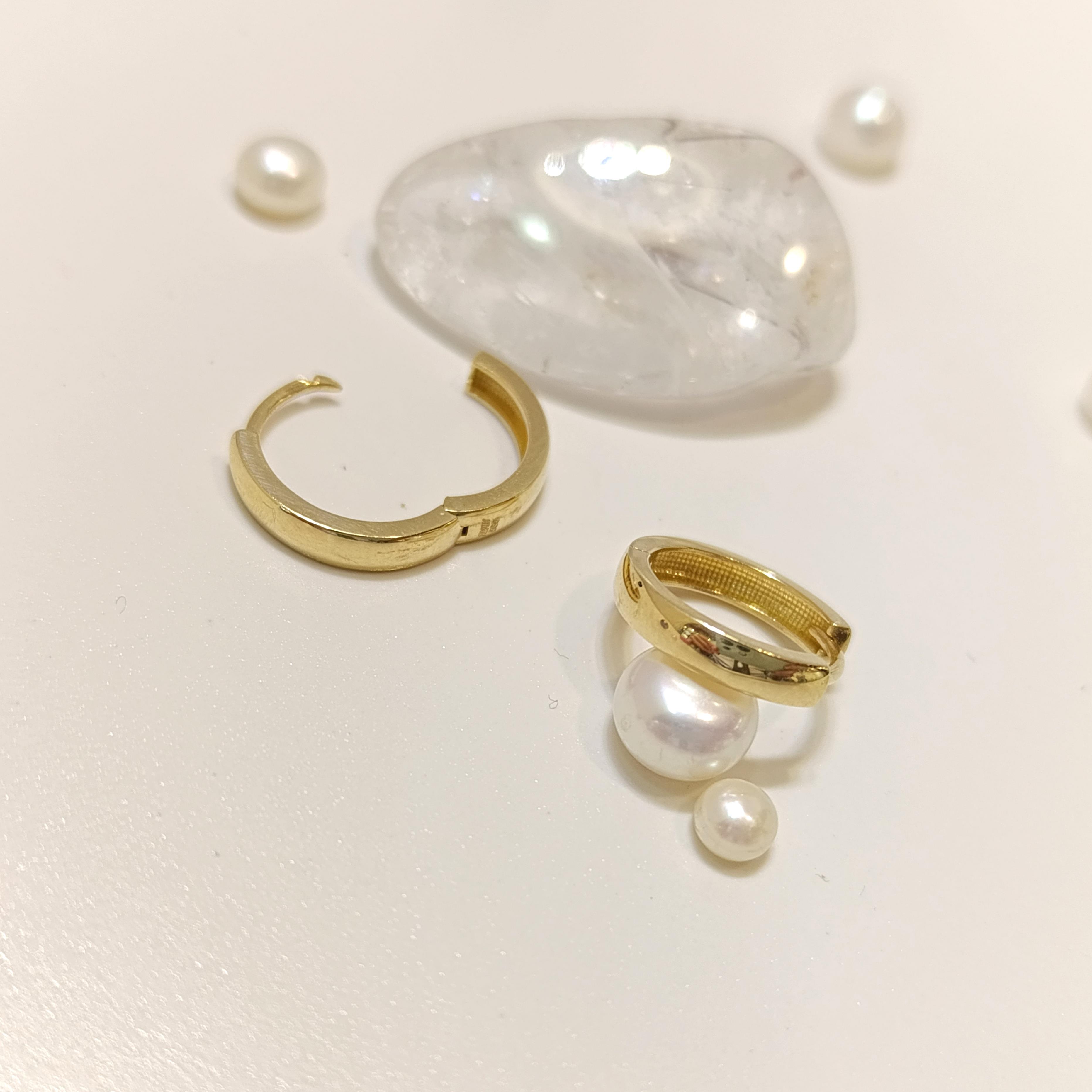 15mm Klasik Bombeli Halka Küpe 14 Ayar Altın HD VİDEOLU