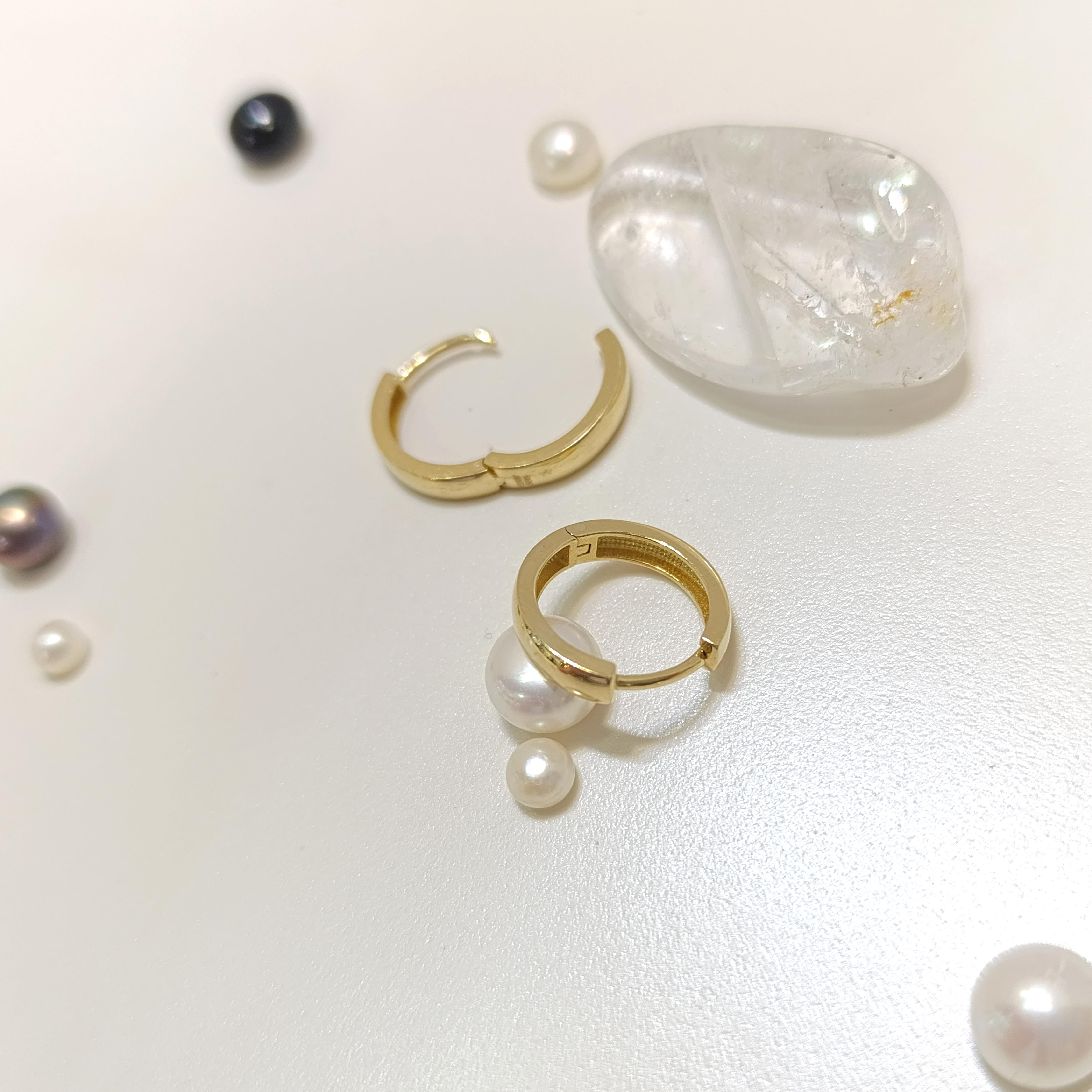 15mm Klasik Bombeli Halka Küpe 14 Ayar Altın HD VİDEOLU