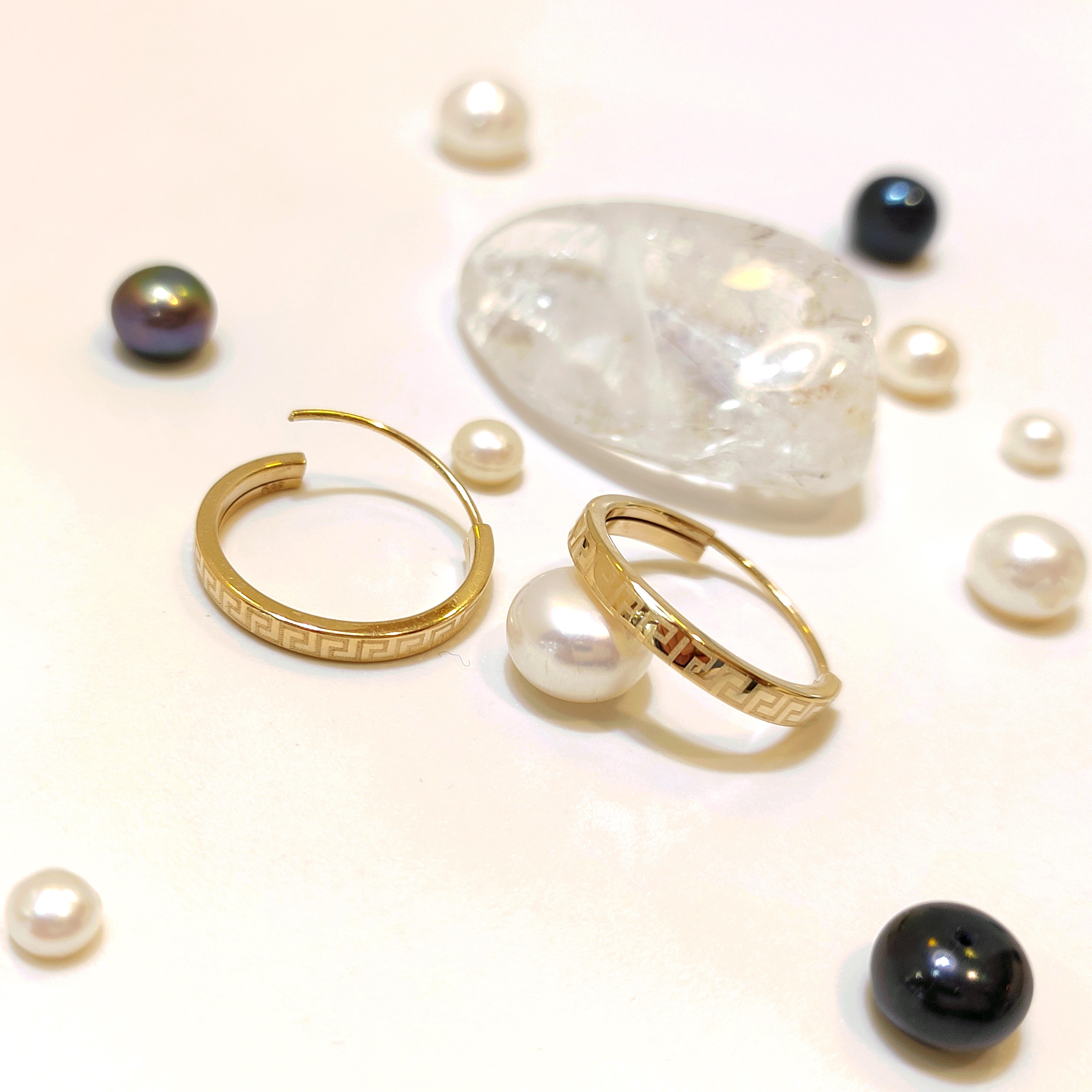 18mm Halka Küpe 14 Ayar Altın HD VİDEOLU