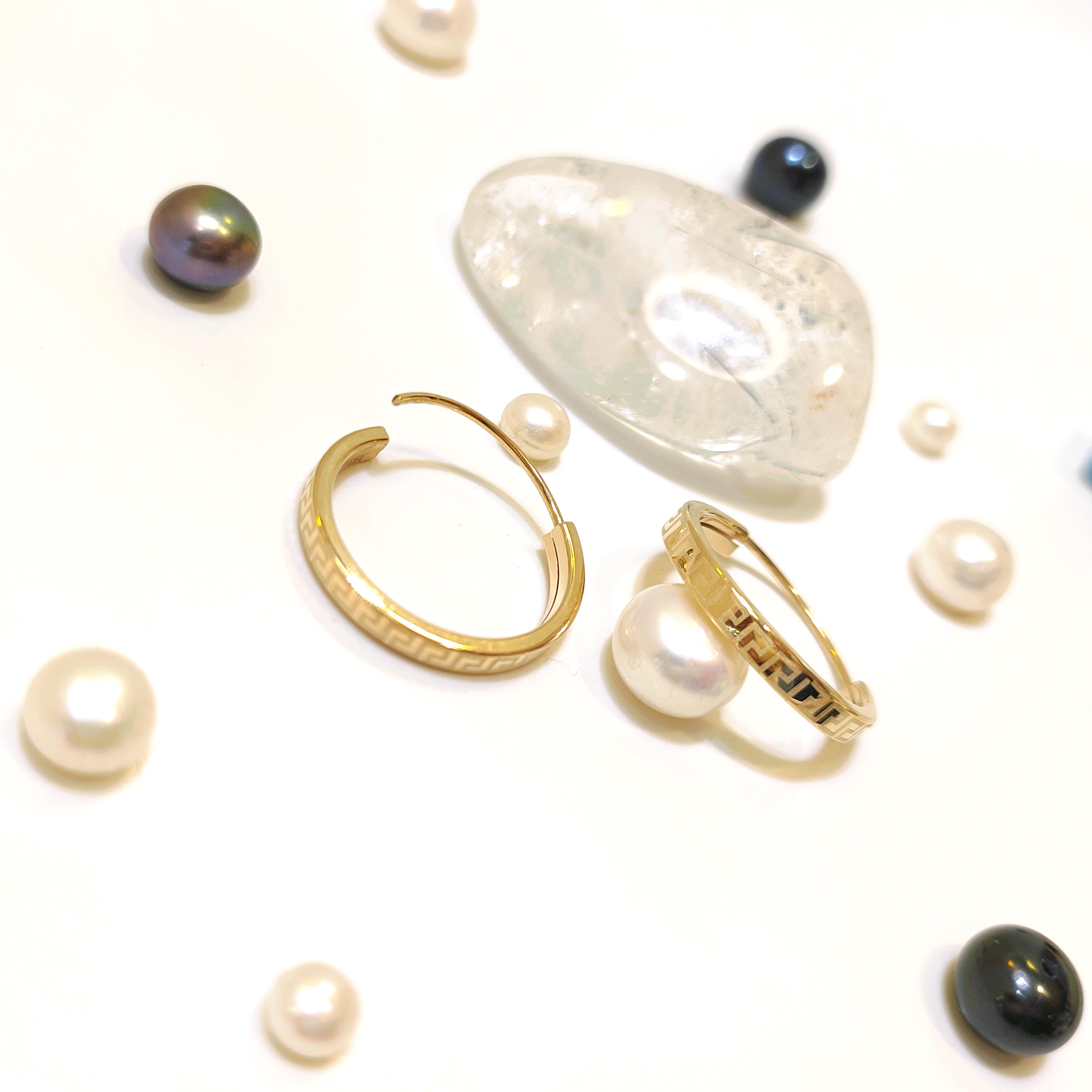 18mm Halka Küpe 14 Ayar Altın HD VİDEOLU