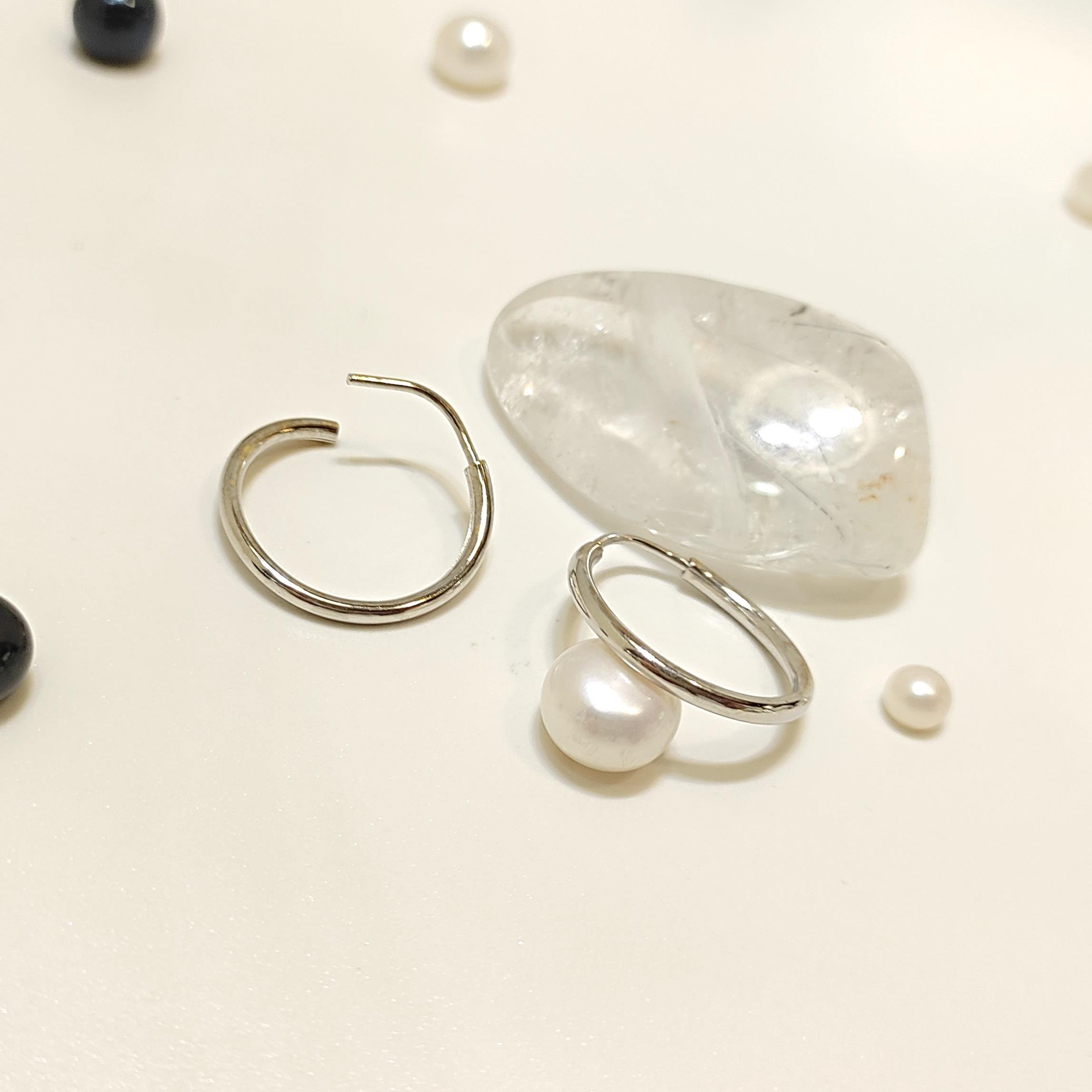 18mm Klasik Halka Küpe 14 Ayar Altın HD VİDEOLU