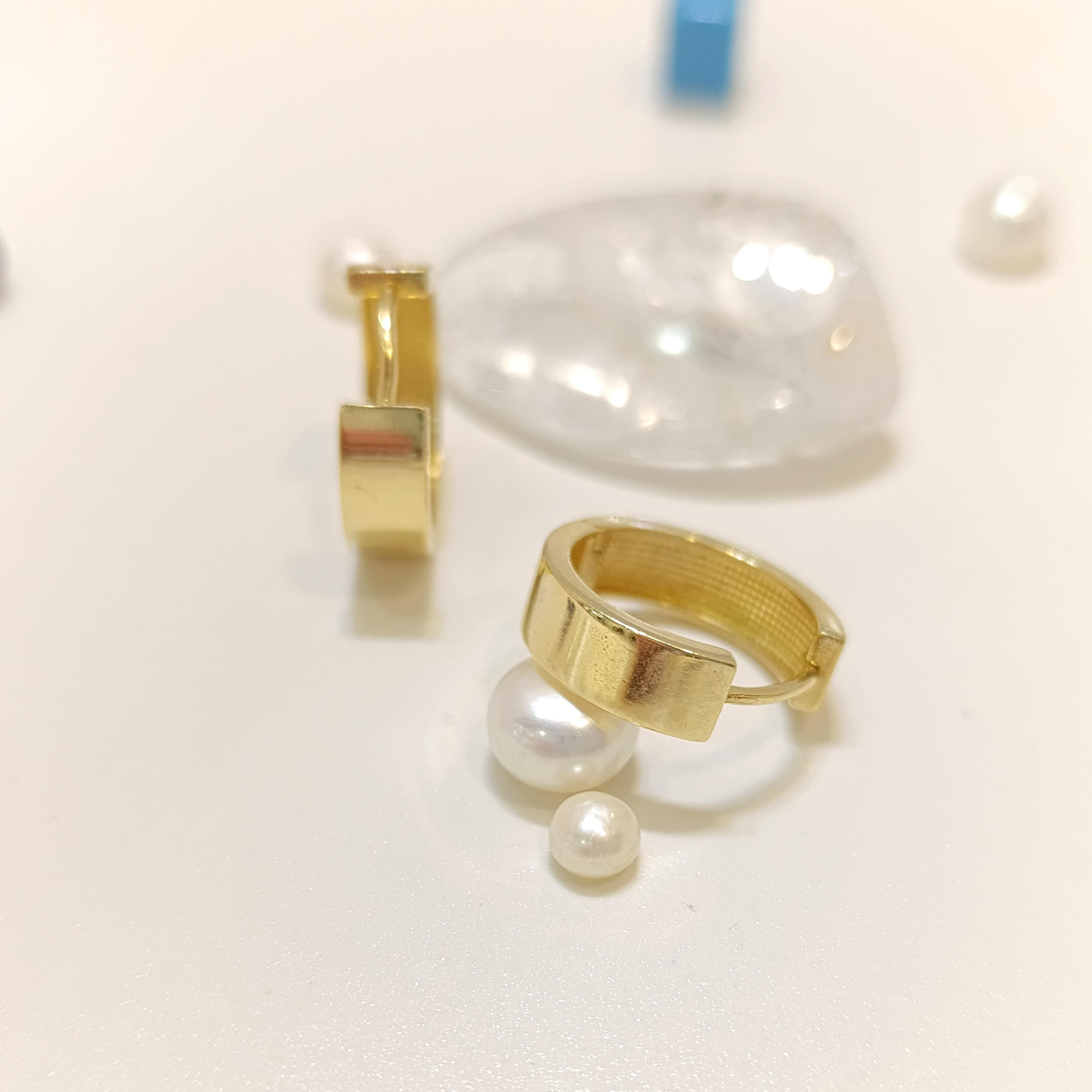 18mm Klasik Ray Halka Küpe 14 Ayar Altın HD VİDEOLU