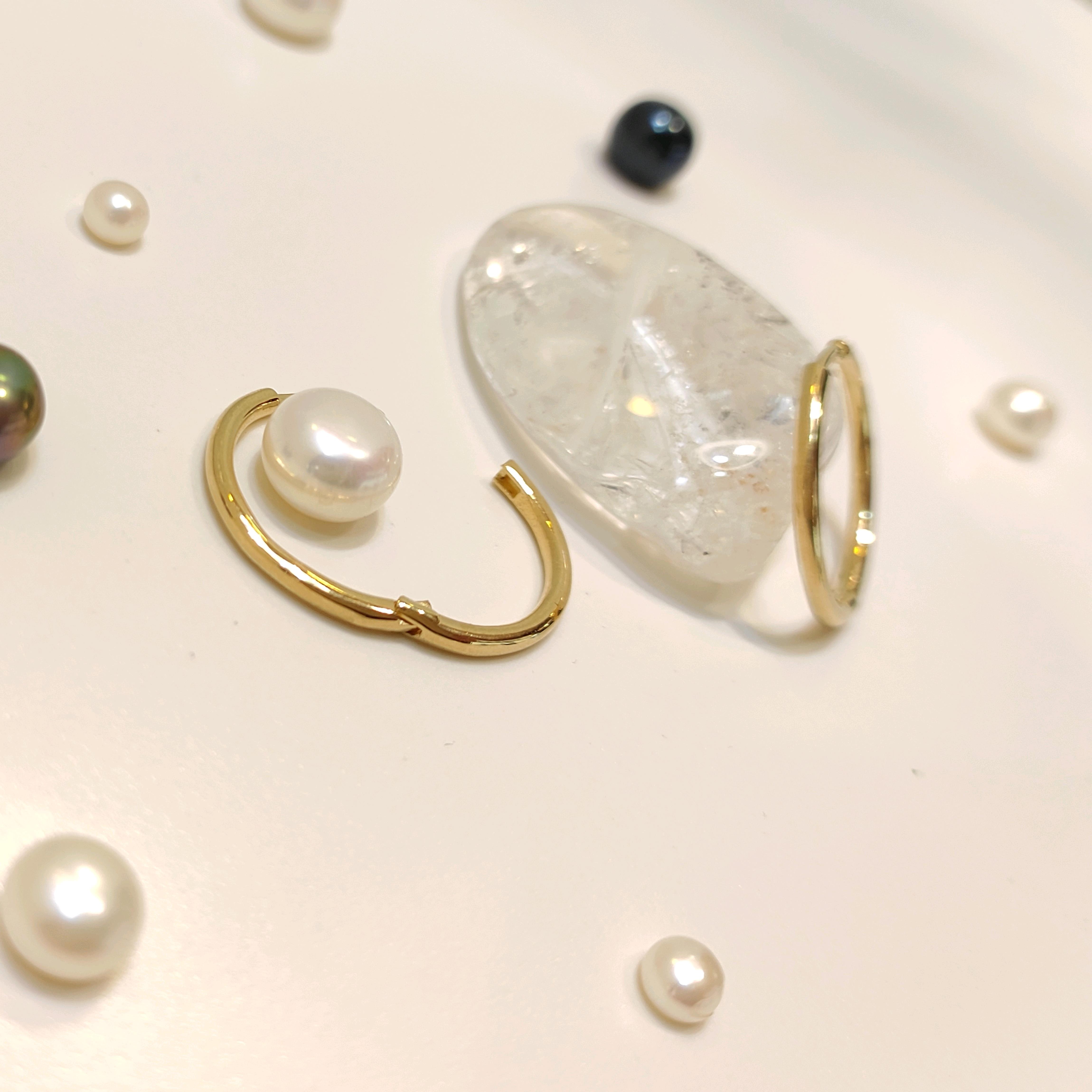 19mm Döküm Klaşik Halka Küpe 14 Ayar Altın 