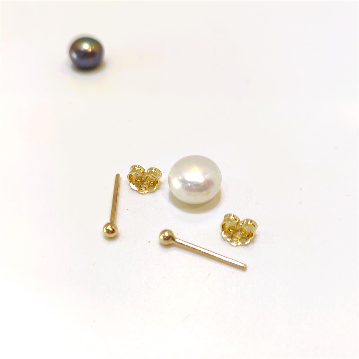 2.3mm NOKTA Vidalı Top Küpe 14 Ayar Altın HD VİDEOLU