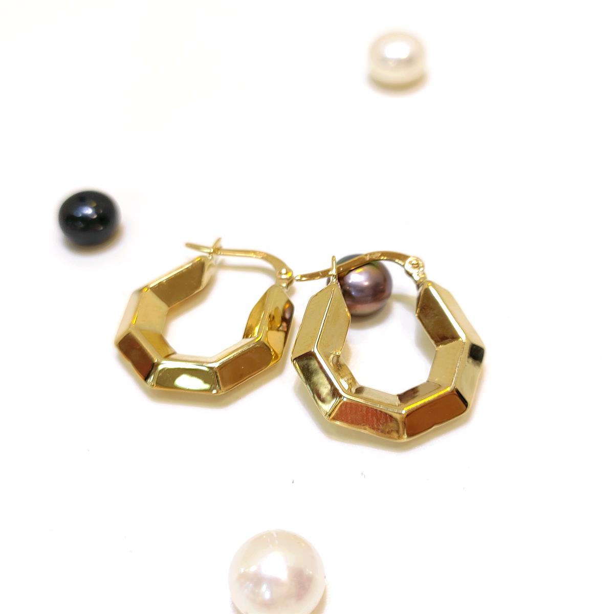 20mm Halka Küpe 14 Ayar Altın HD VİDEOLU