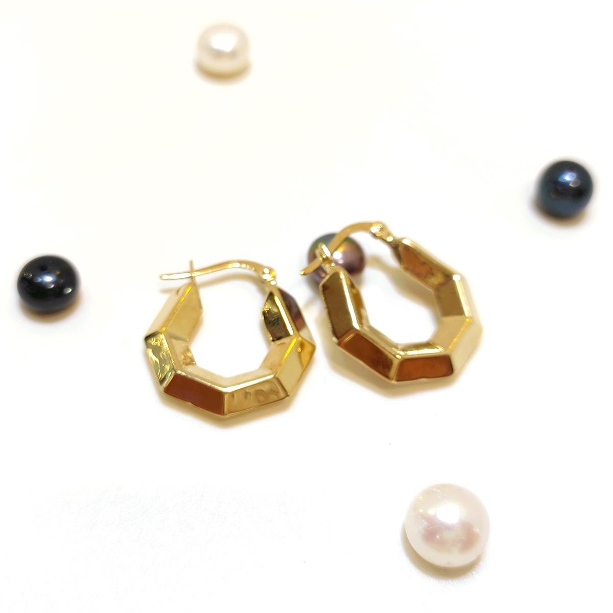 20mm Halka Küpe 14 Ayar Altın HD VİDEOLU