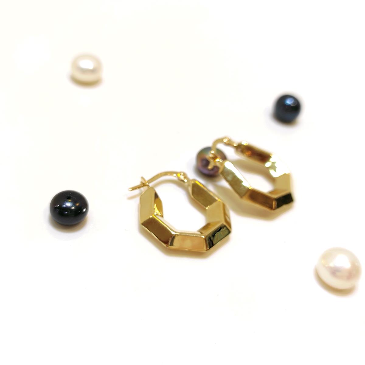 20mm Halka Küpe 14 Ayar Altın HD VİDEOLU