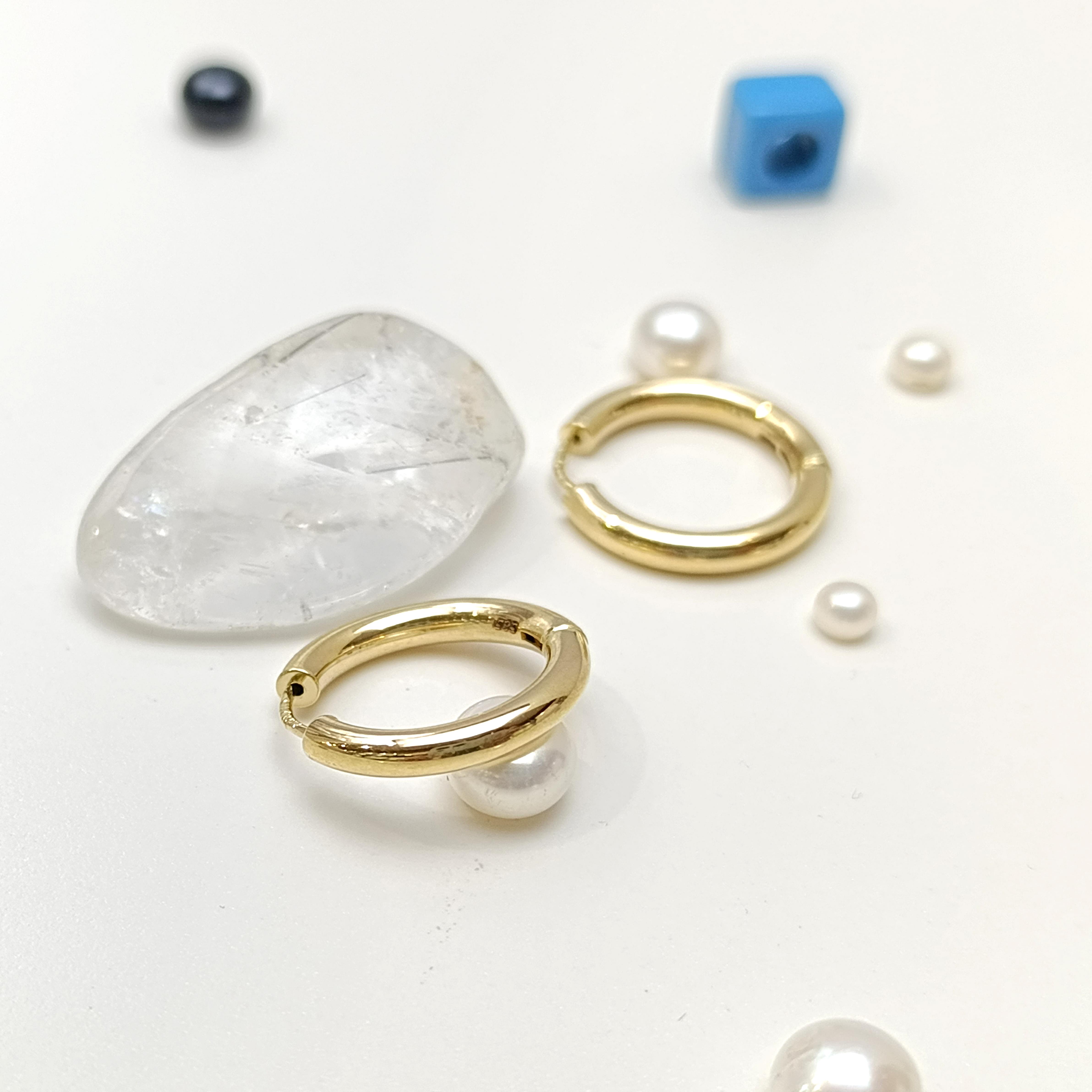 20mm Klasik Bombeli Halka Küpe 14 Ayar Altın HD VİDEOLU