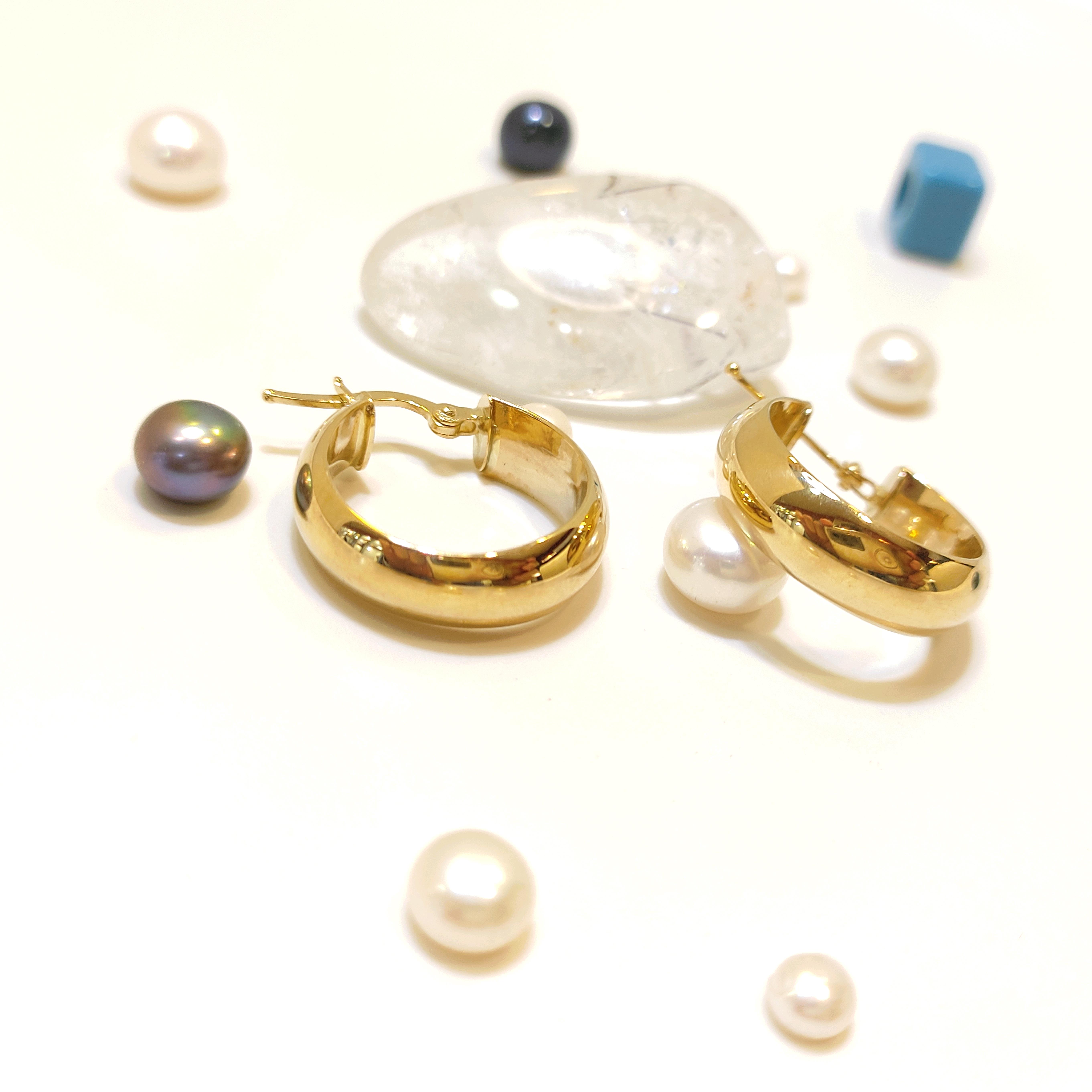 20mm Klasik Bombeli Halka Küpe 14 Ayar Altın HD VİDEOLU