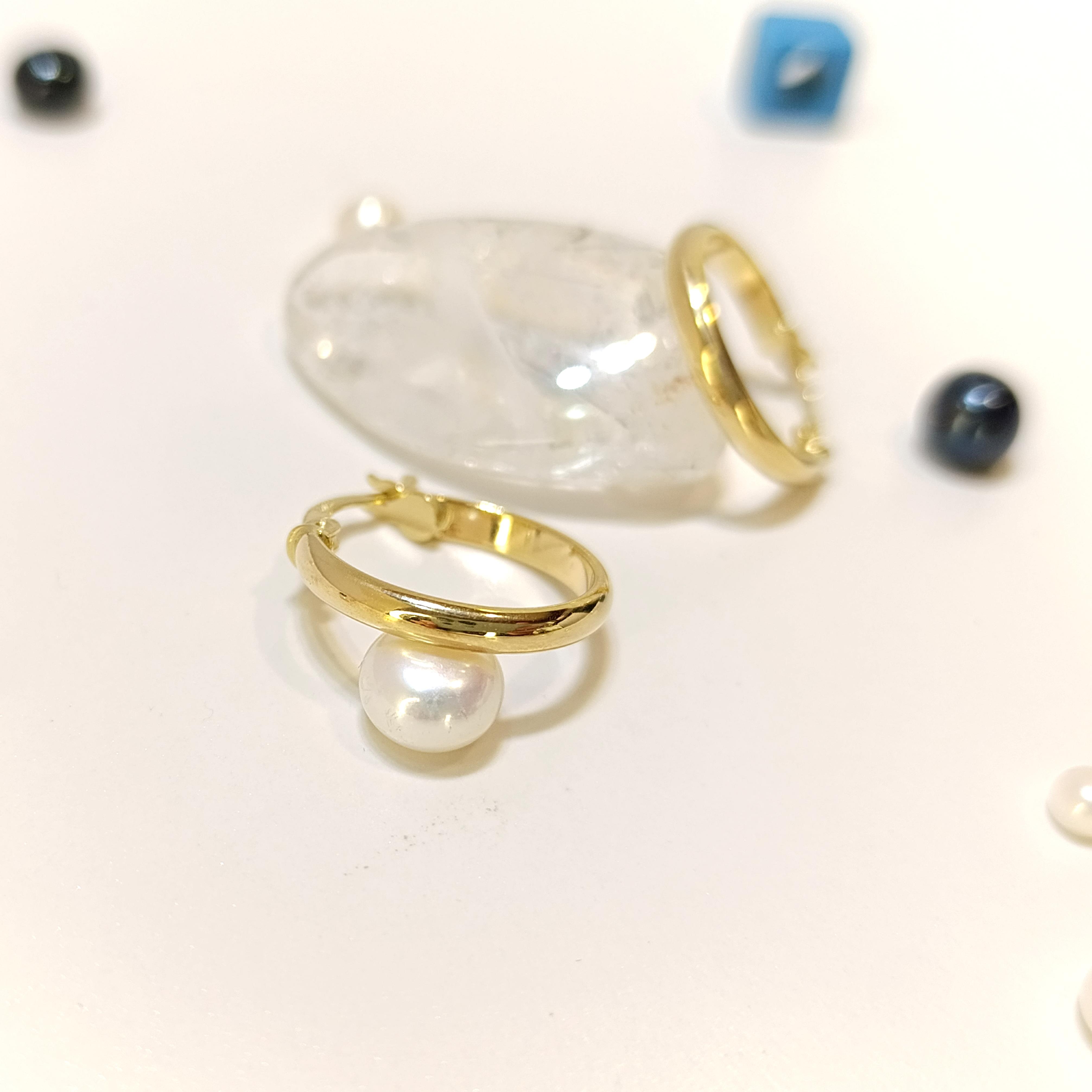 20mm Klasik Halka Küpe 14 Ayar Altın HD VİDEOLU