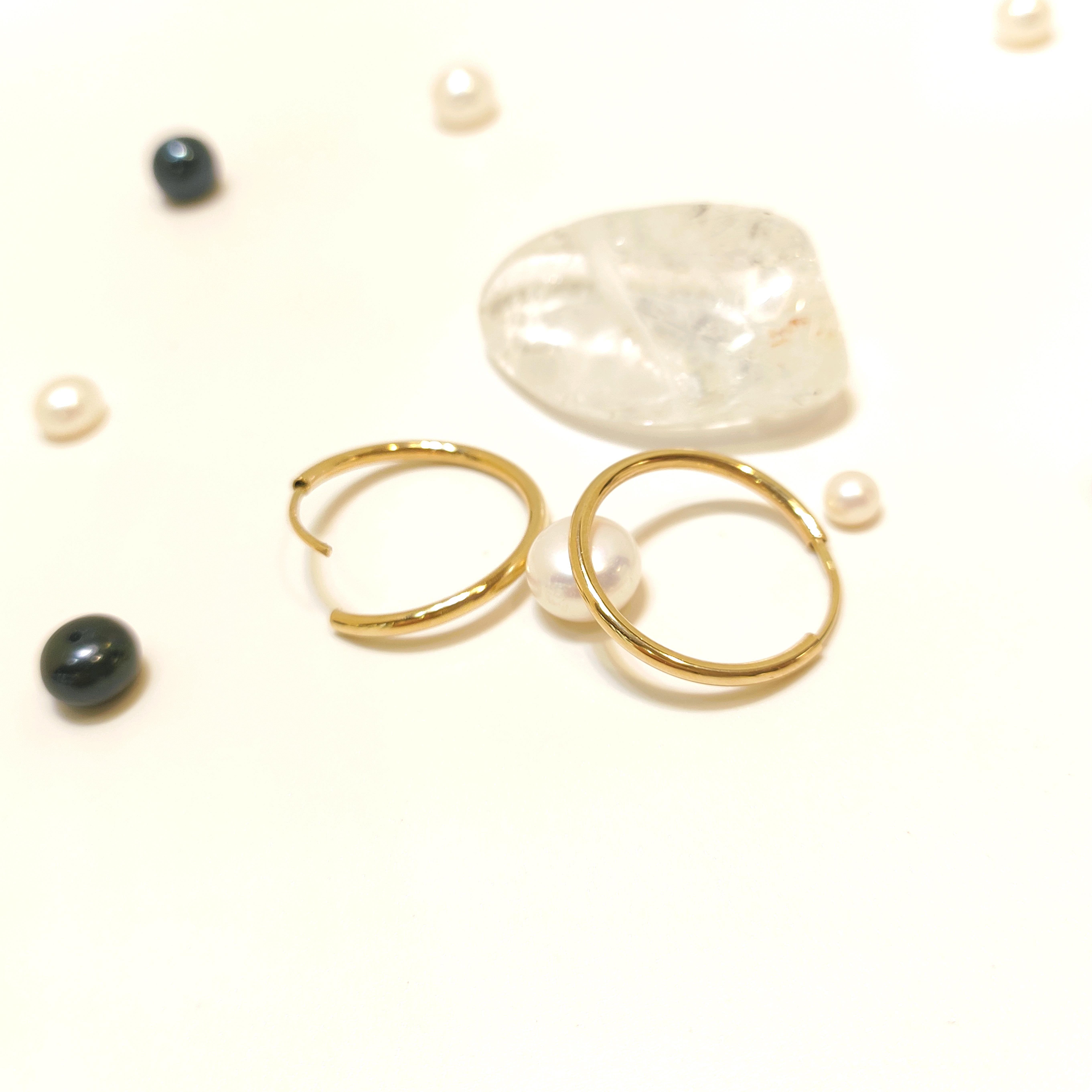 20mm Klasik Halka Küpe 14 Ayar Altın HD VİDEOLU