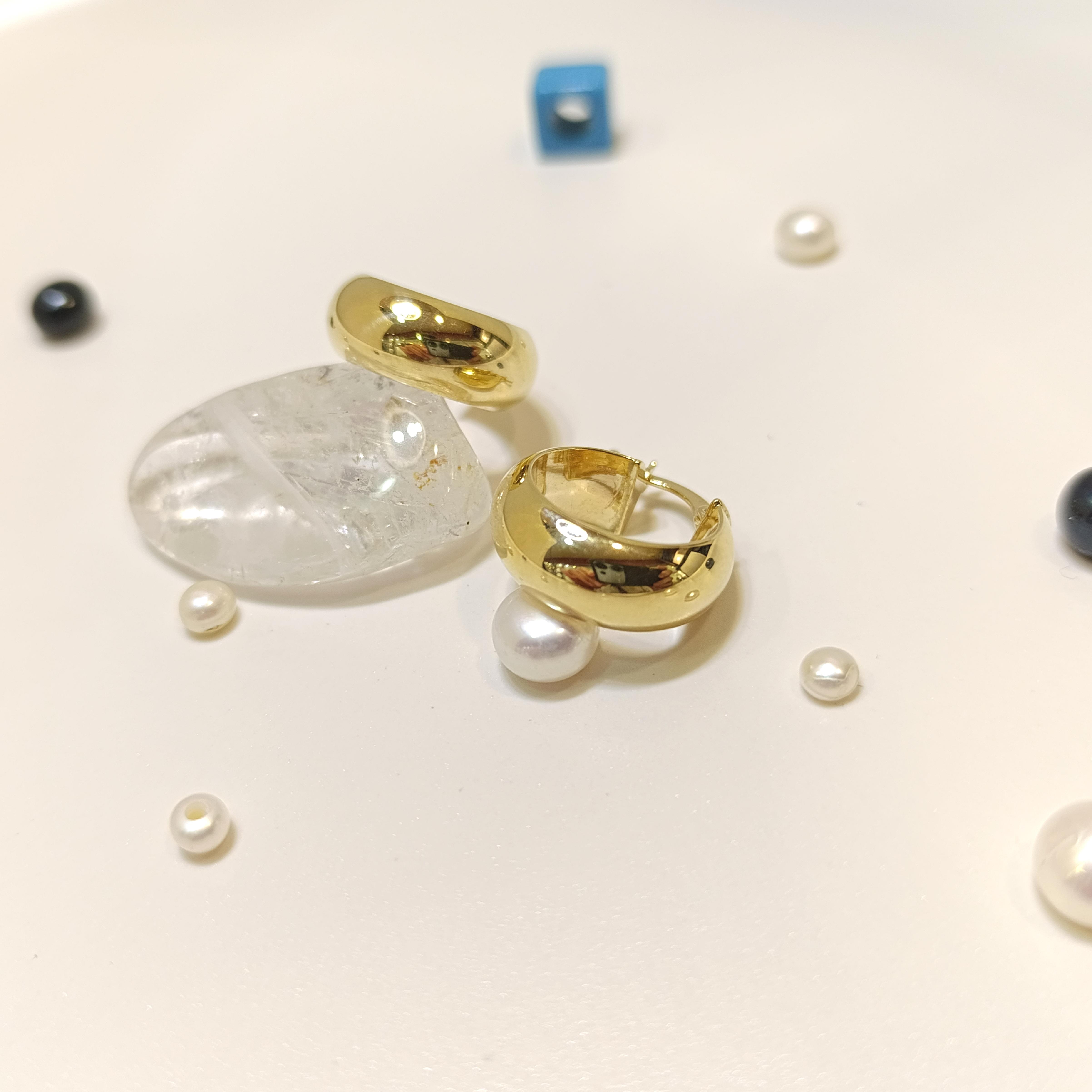 20mm Klasik Halka Küpe 14 Ayar Altın HD VİDEOLU