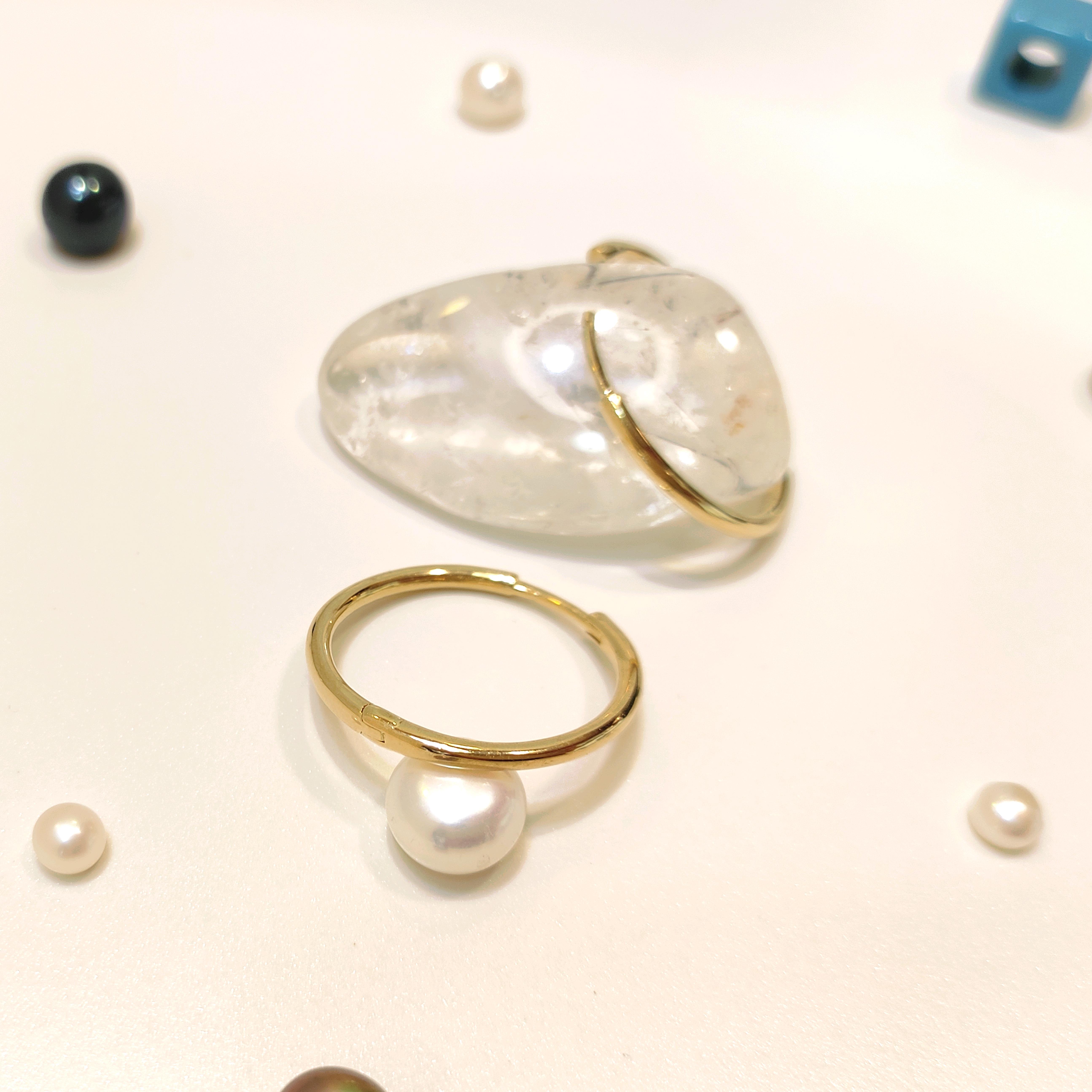 21mm Döküm Klaşik Halka Küpe 14 Ayar Altın 