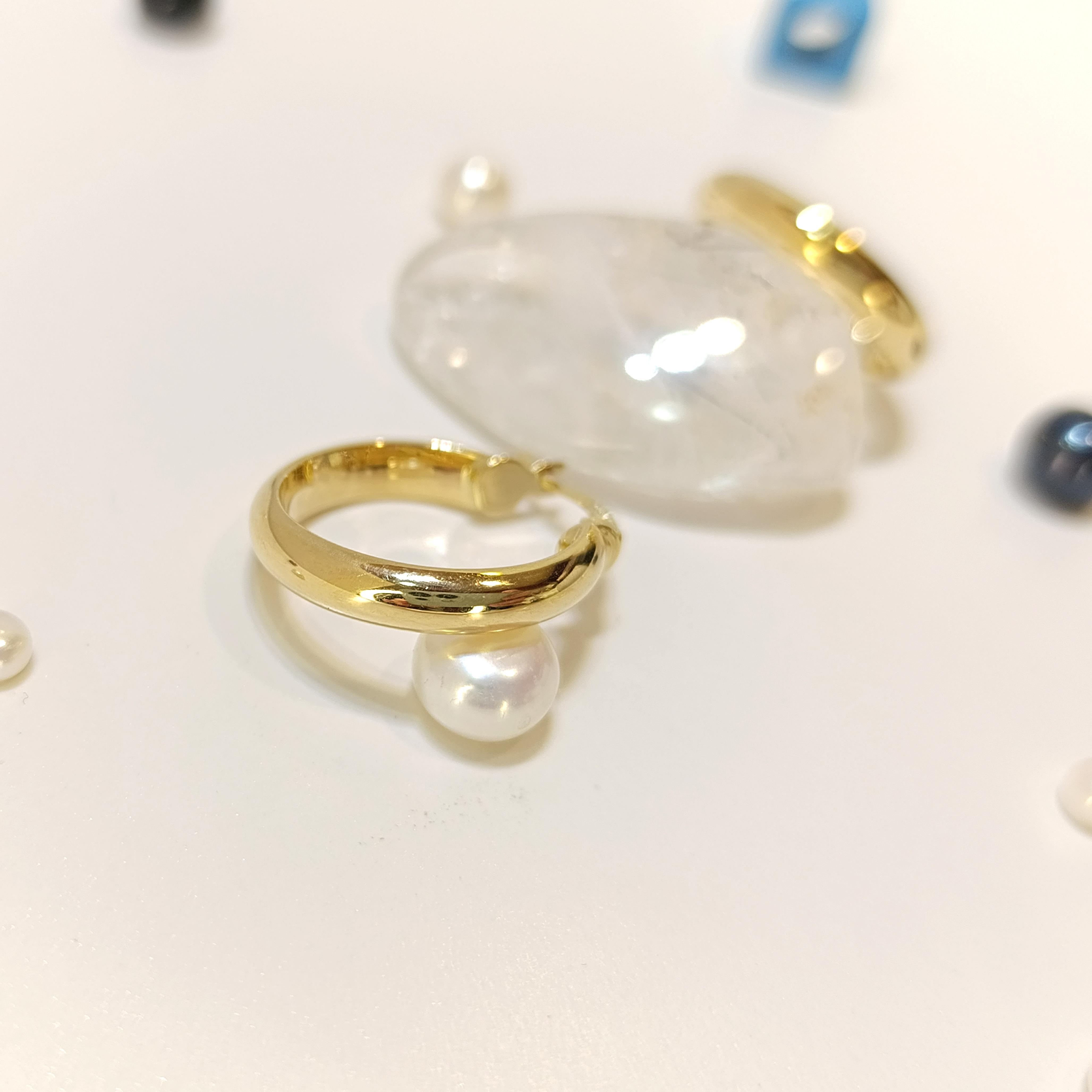 21mm Klasik Halka Küpe 14 Ayar Altın HD VİDEOLU