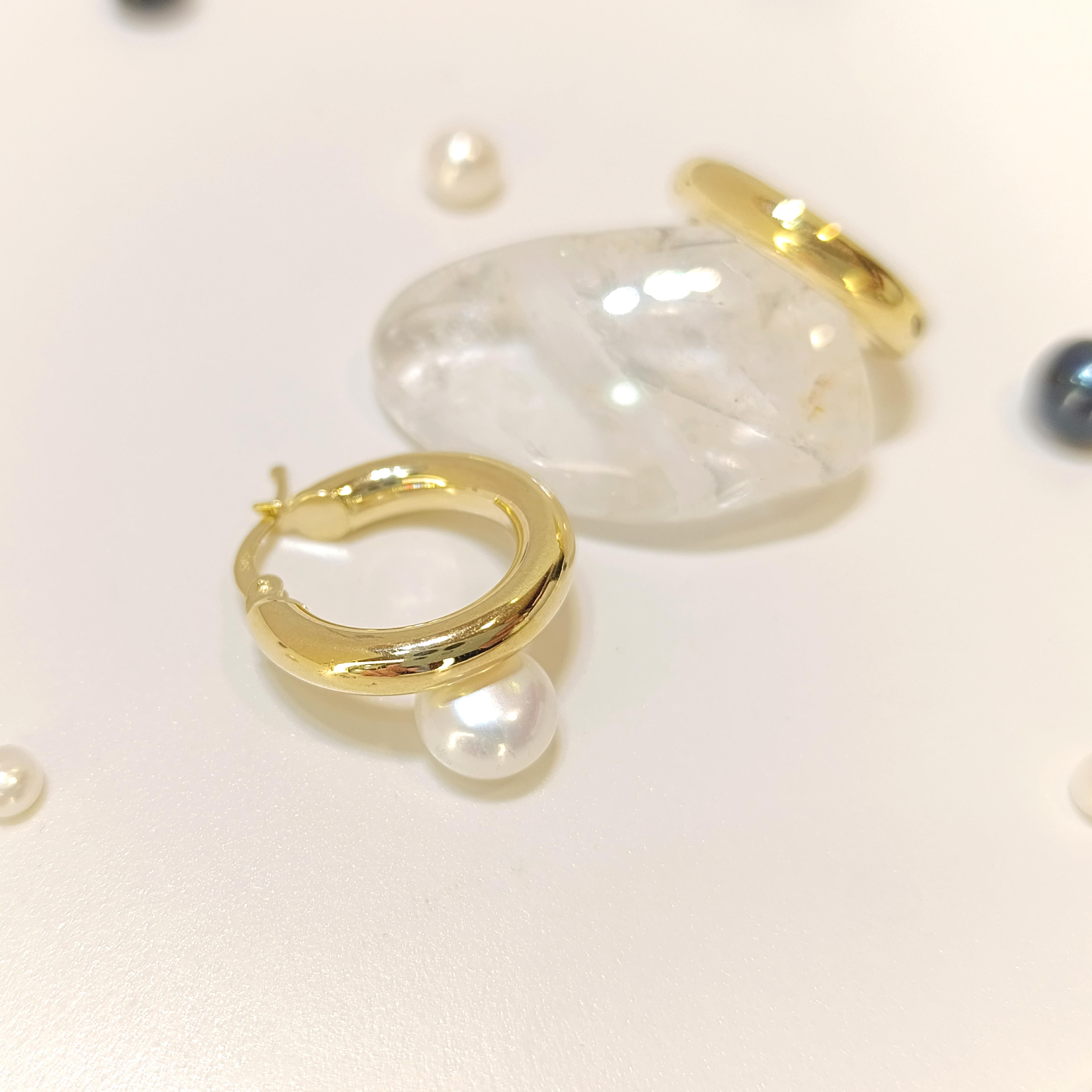 21mm Klasik Tombul Halka Küpe 14 Ayar Altın HD VİDEOLU