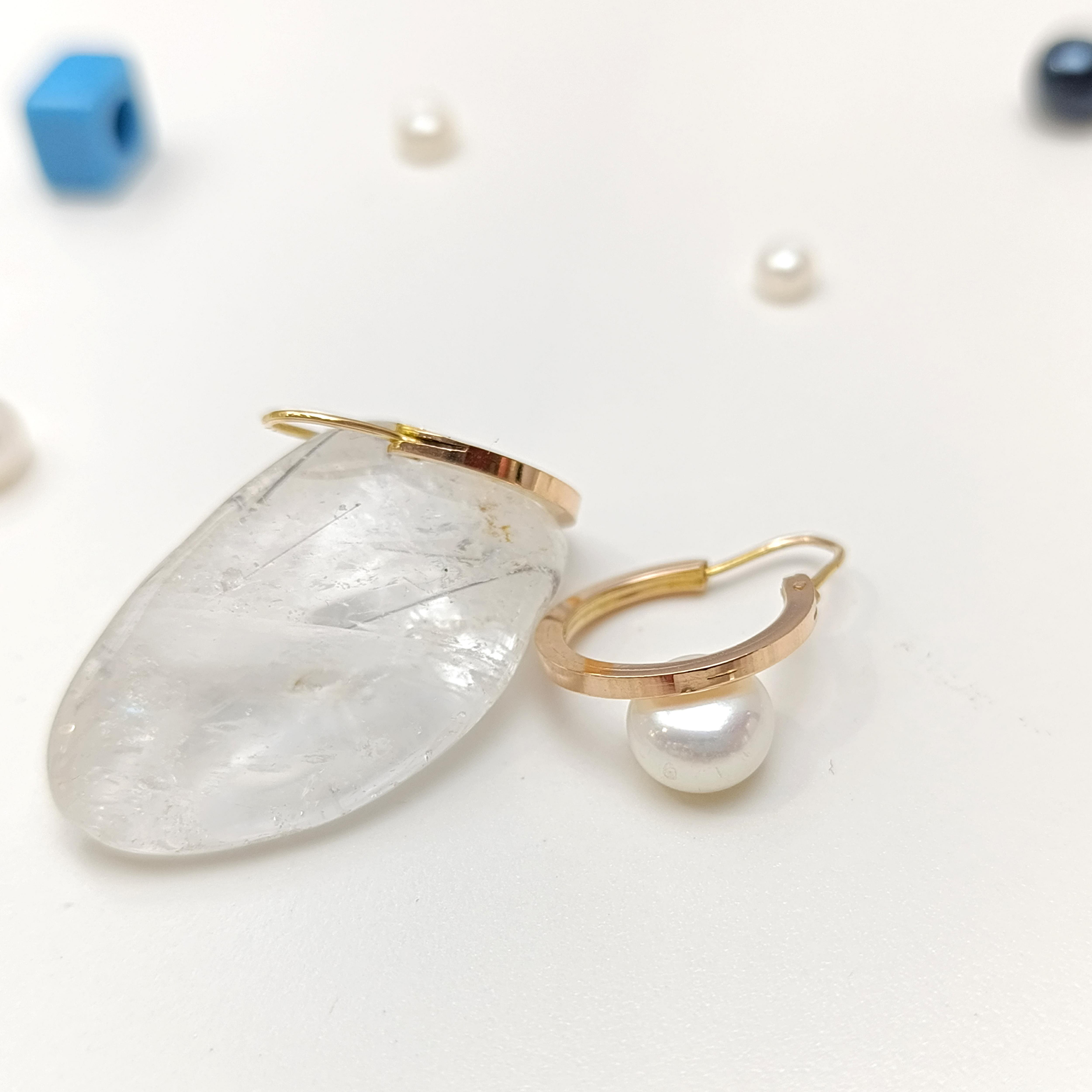 21mm Sallanan Halka Küpe 14 Ayar Altın HD VİDEOLU