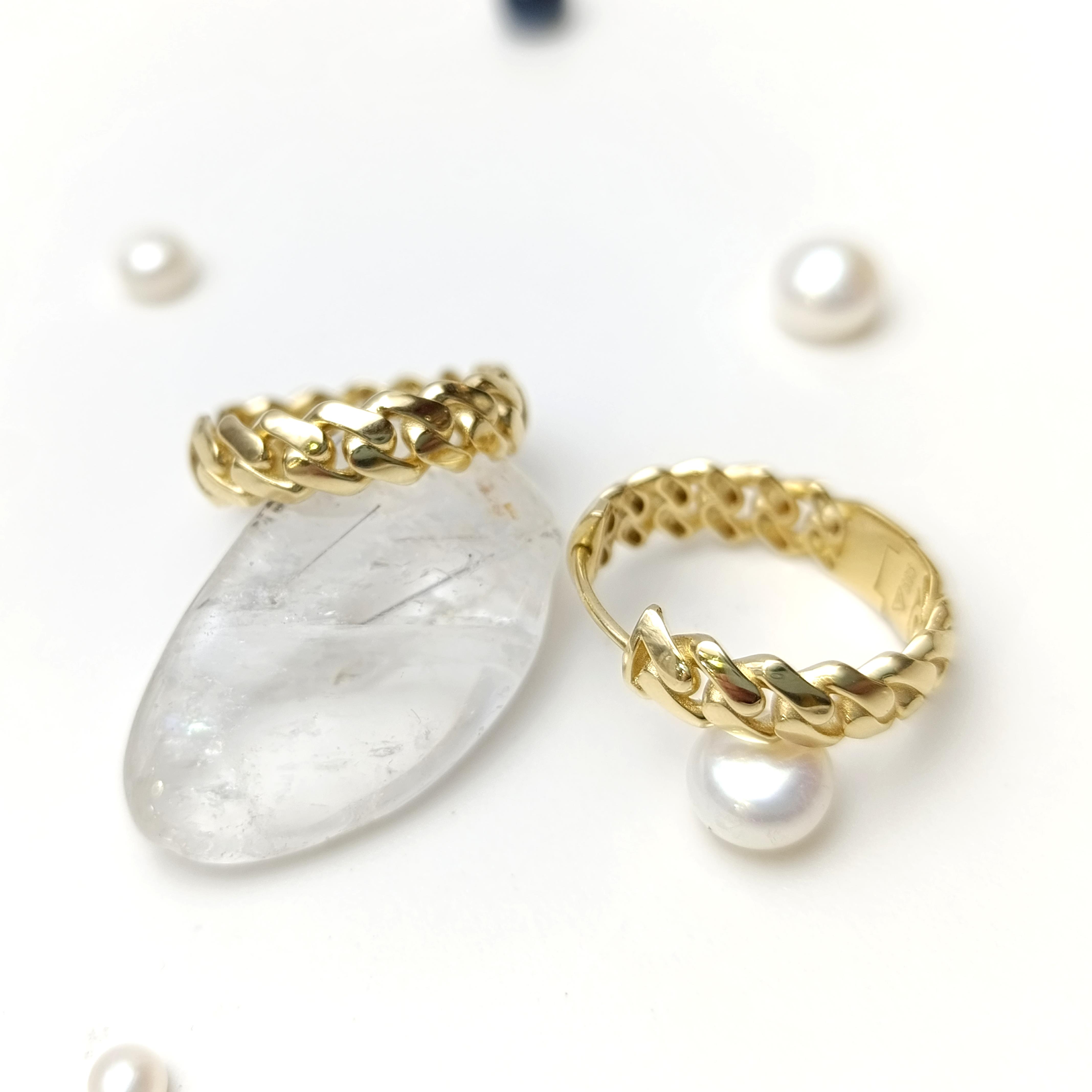 23.5mm Gurmet Halka Küpe 14 Ayar Altın HD VİDEOLU